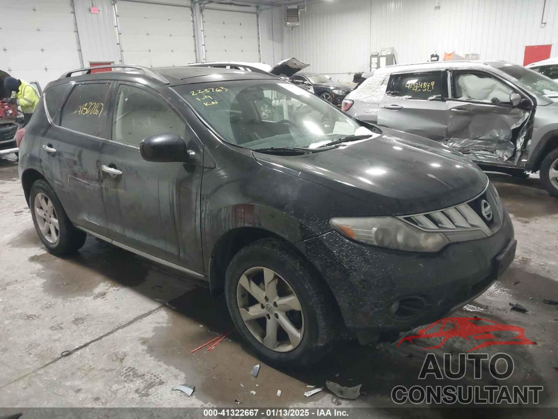 NISSAN MURANO 2010 - JN8AZ1MW7AW102476