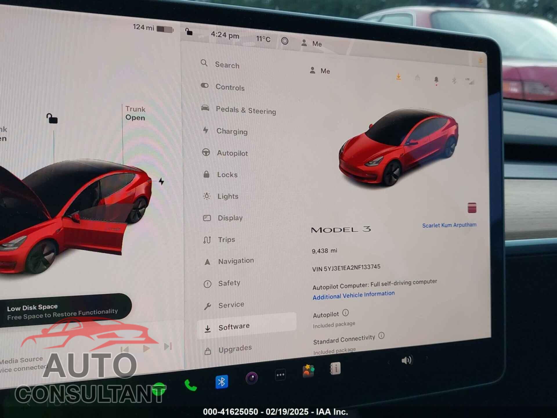 TESLA MODEL 3 2022 - 5YJ3E1EA2NF133745