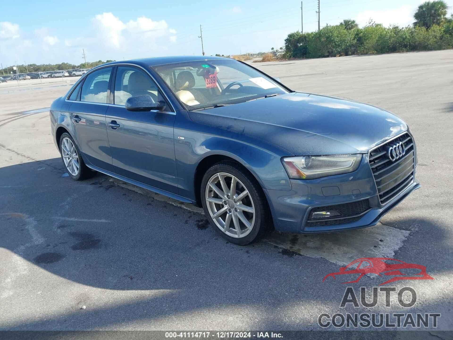 AUDI A4 2015 - WAUEFAFLXFN005663