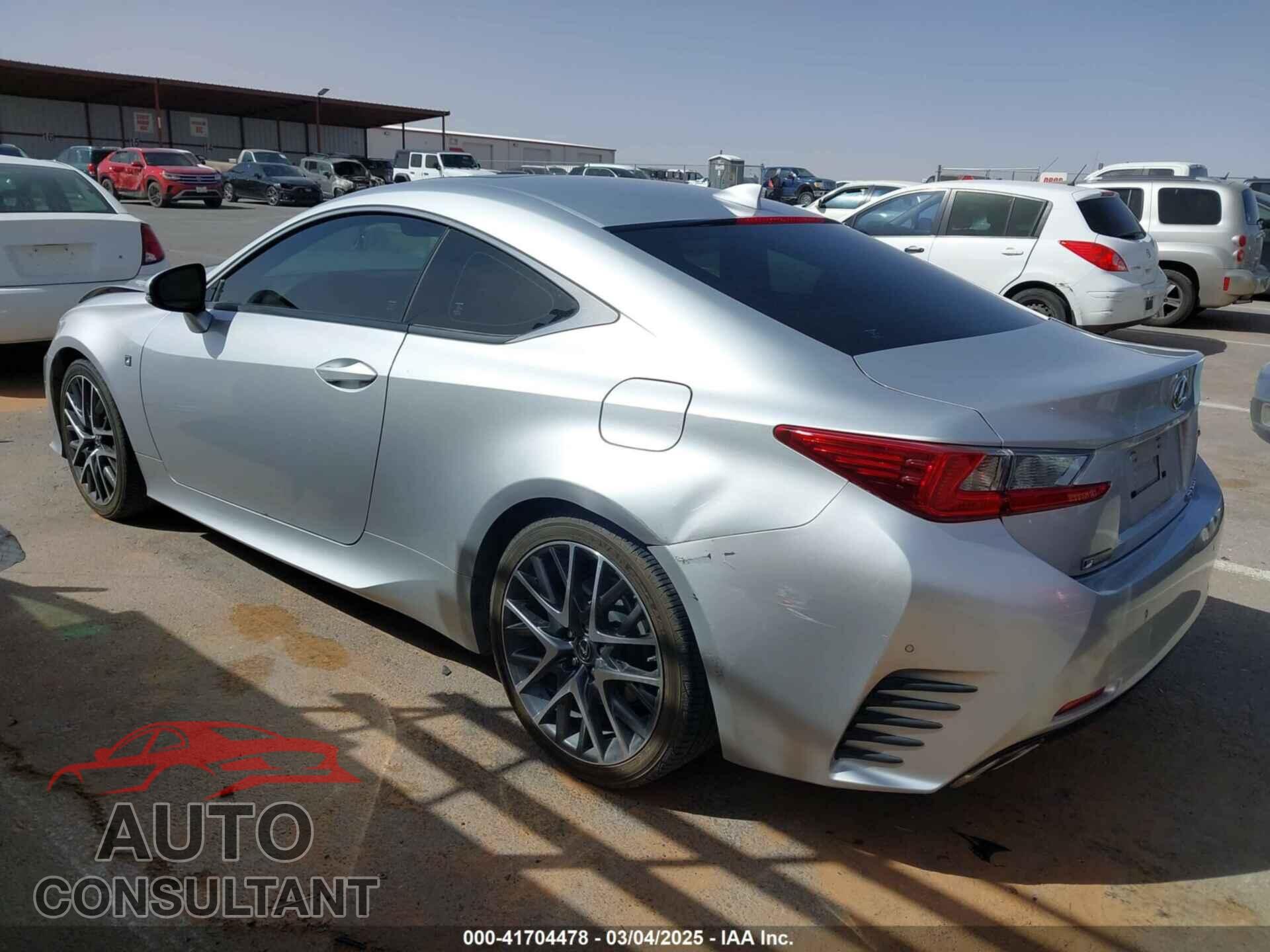 LEXUS RC 200T 2016 - JTHHA5BCXG5003097