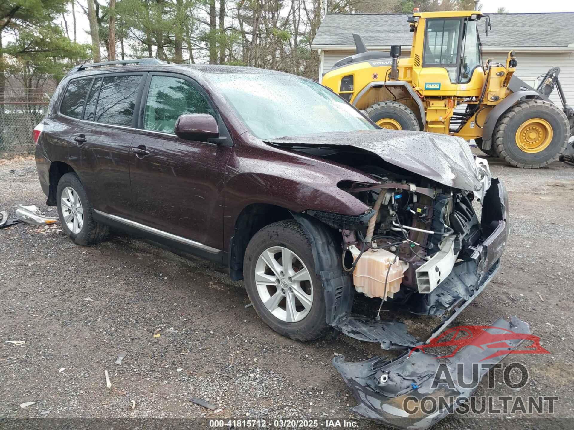 TOYOTA HIGHLANDER 2011 - 5TDBK3EH2BS054838