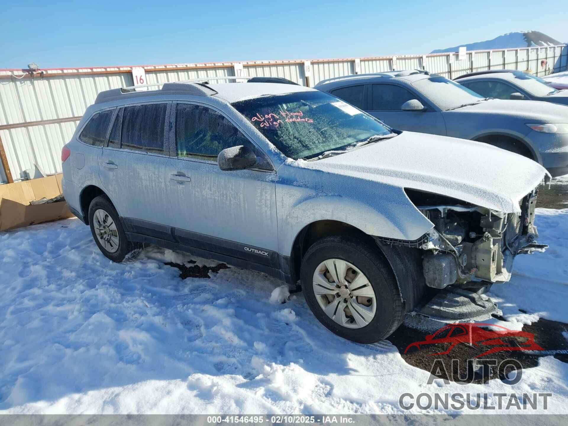SUBARU OUTBACK 2013 - 4S4BRBAC5D3268819