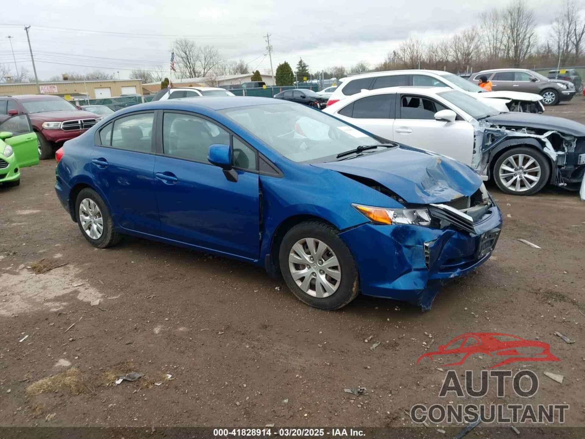 HONDA CIVIC 2012 - 19XFB2F54CE069613