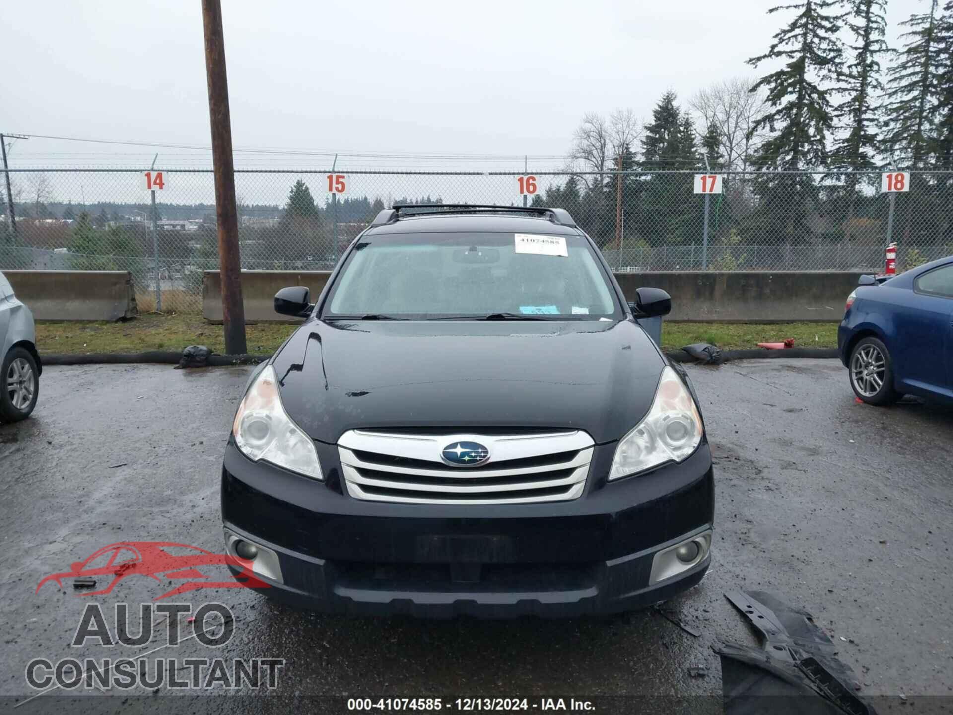 SUBARU OUTBACK 2012 - 4S4BRCAC0C3241855