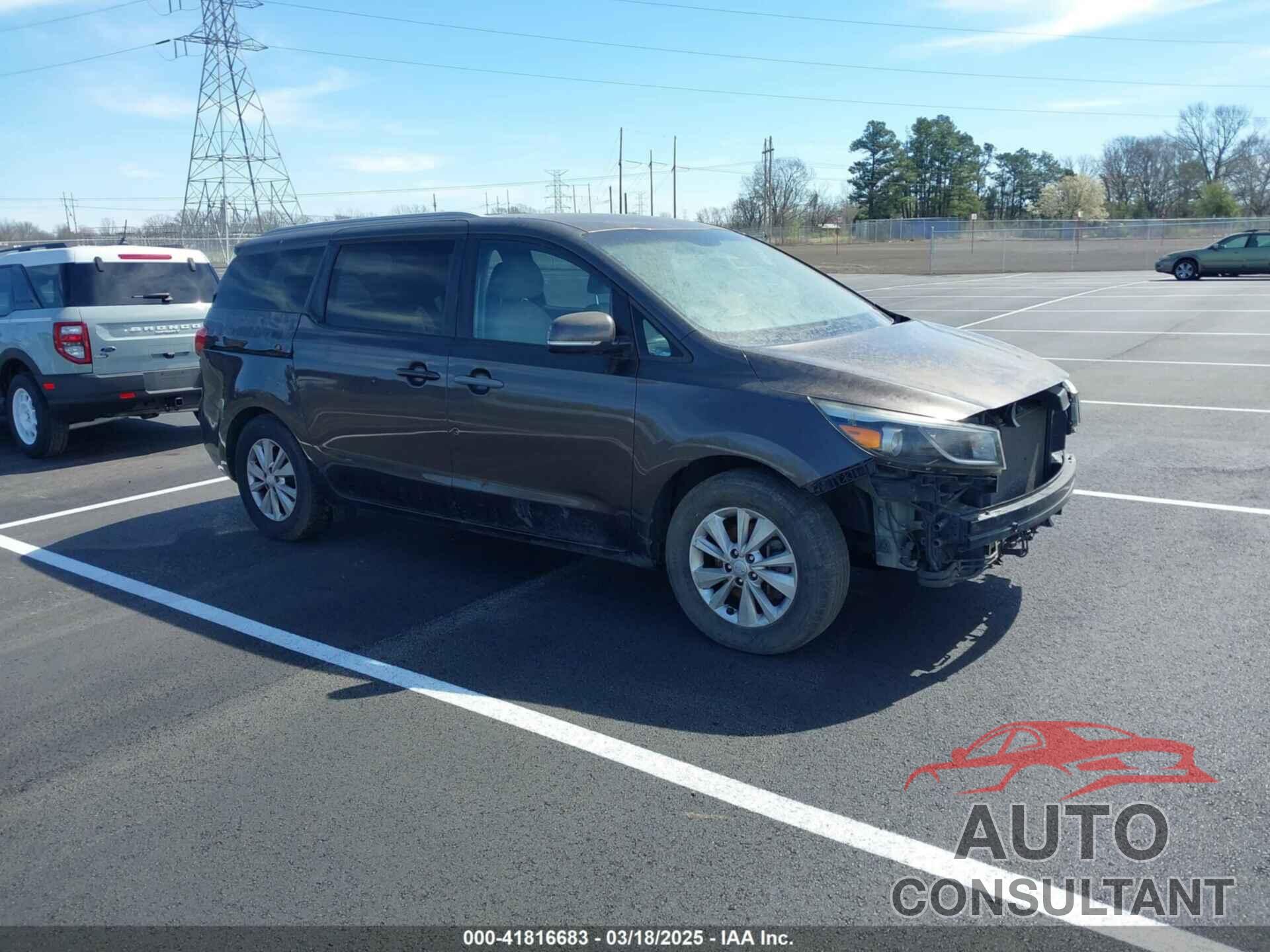 KIA SEDONA 2015 - KNDMB5C11F6039117