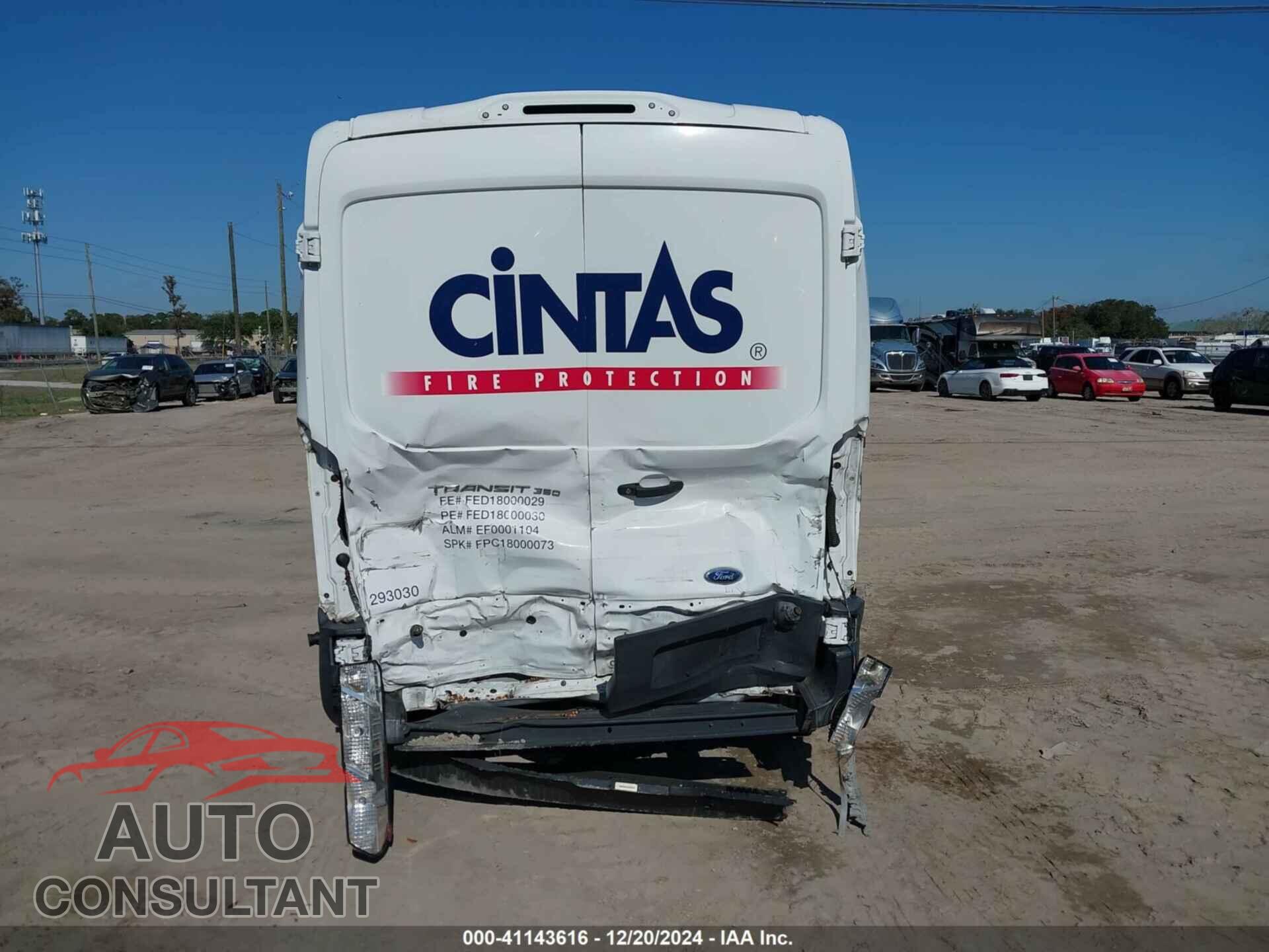 FORD TRANSIT-350 2018 - 1FTBW2CM4JKA35972