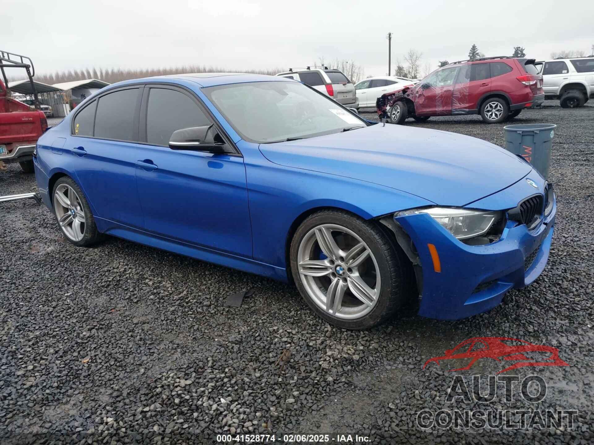 BMW 3 SERIES 2014 - WBA3C1C58EK106562