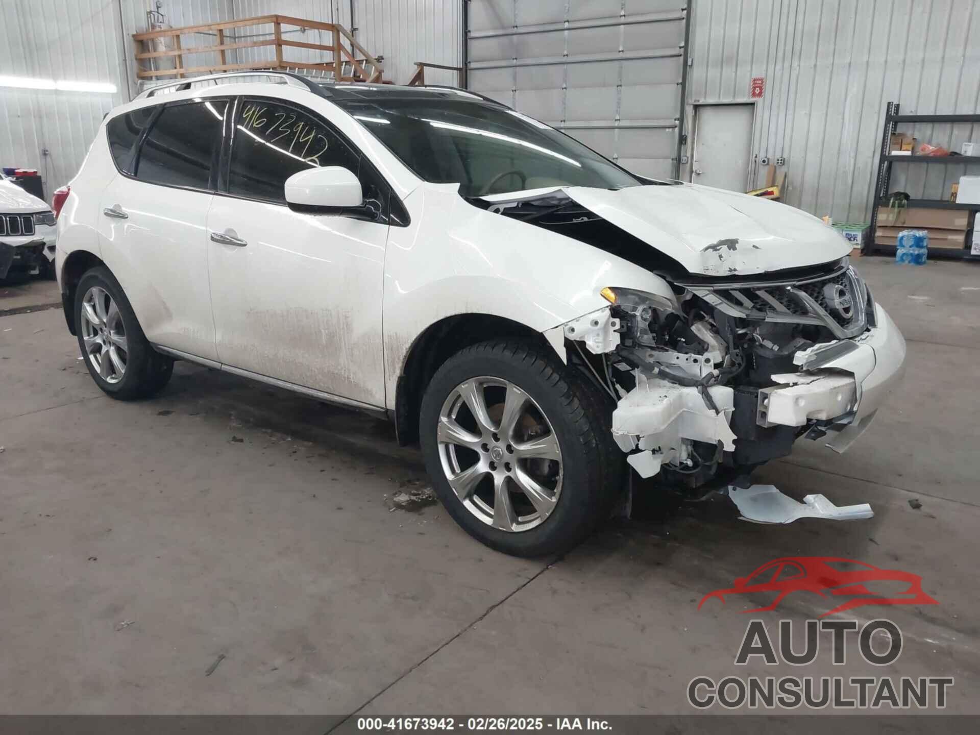 NISSAN MURANO 2012 - JN8AZ1MW3CW220026