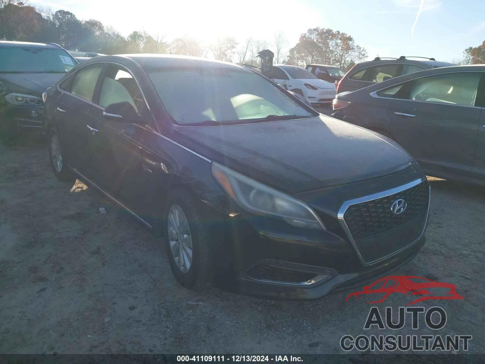 HYUNDAI SONATA HYBRID 2016 - KMHE24L11GA013478