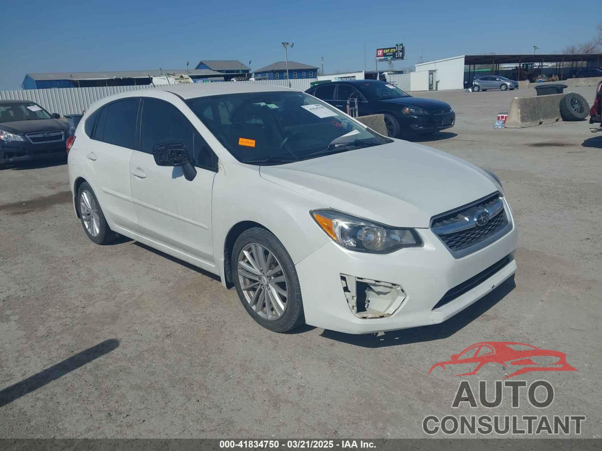 SUBARU IMPREZA 2013 - JF1GPAE60DH800601