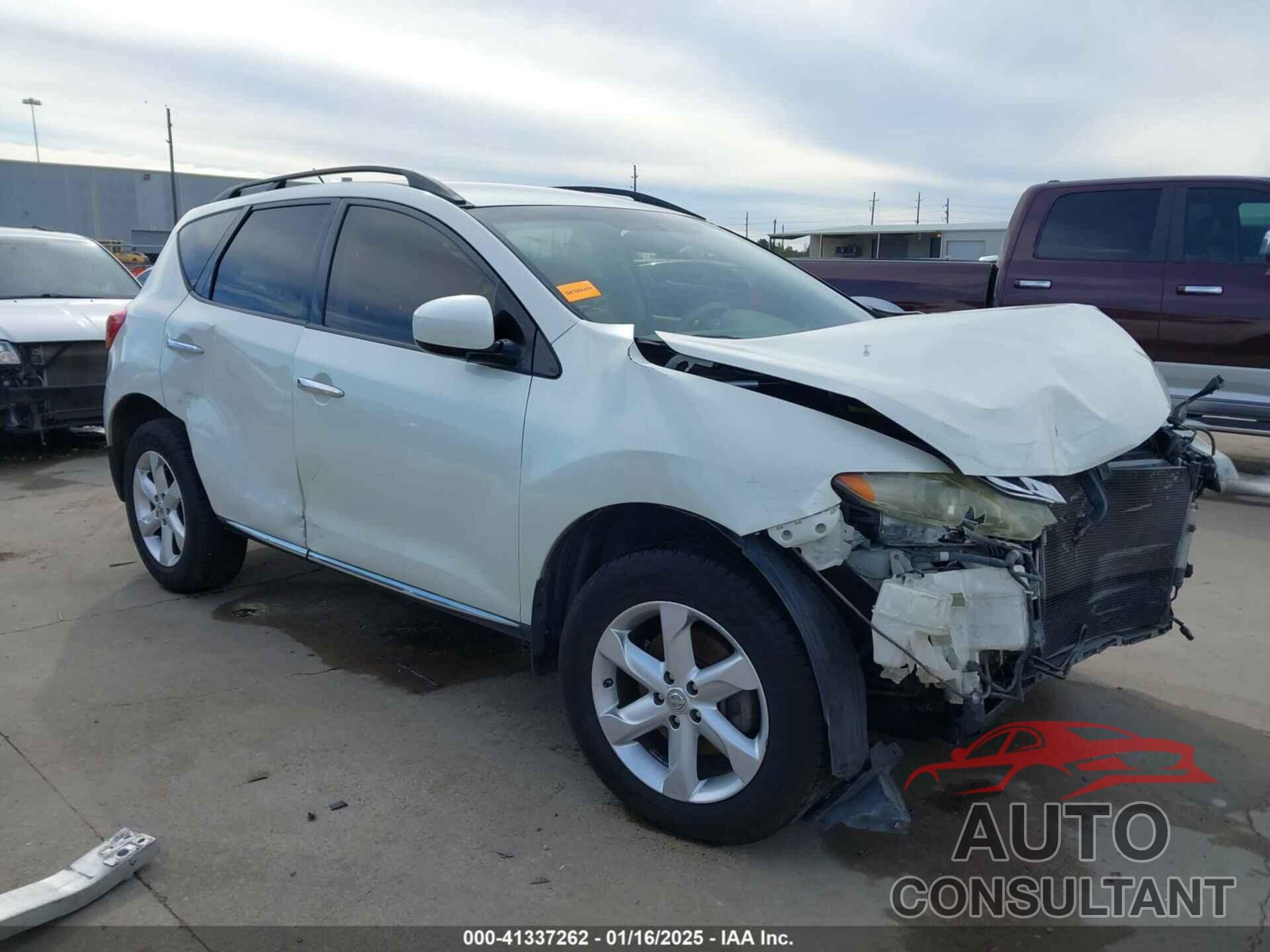 NISSAN MURANO 2009 - JN8AZ18W99W144282