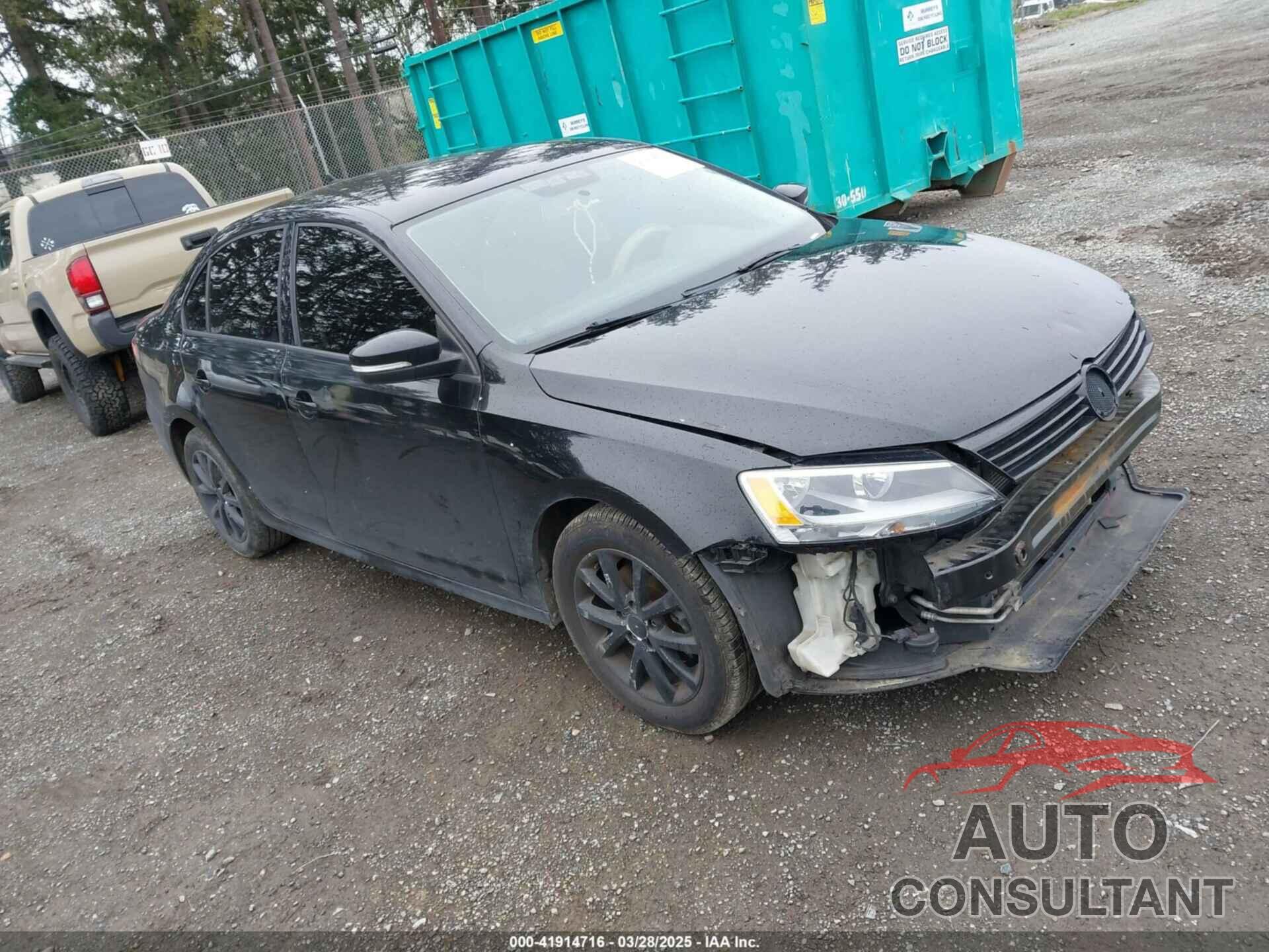VOLKSWAGEN JETTA 2012 - 3VWDP7AJ0CM341166