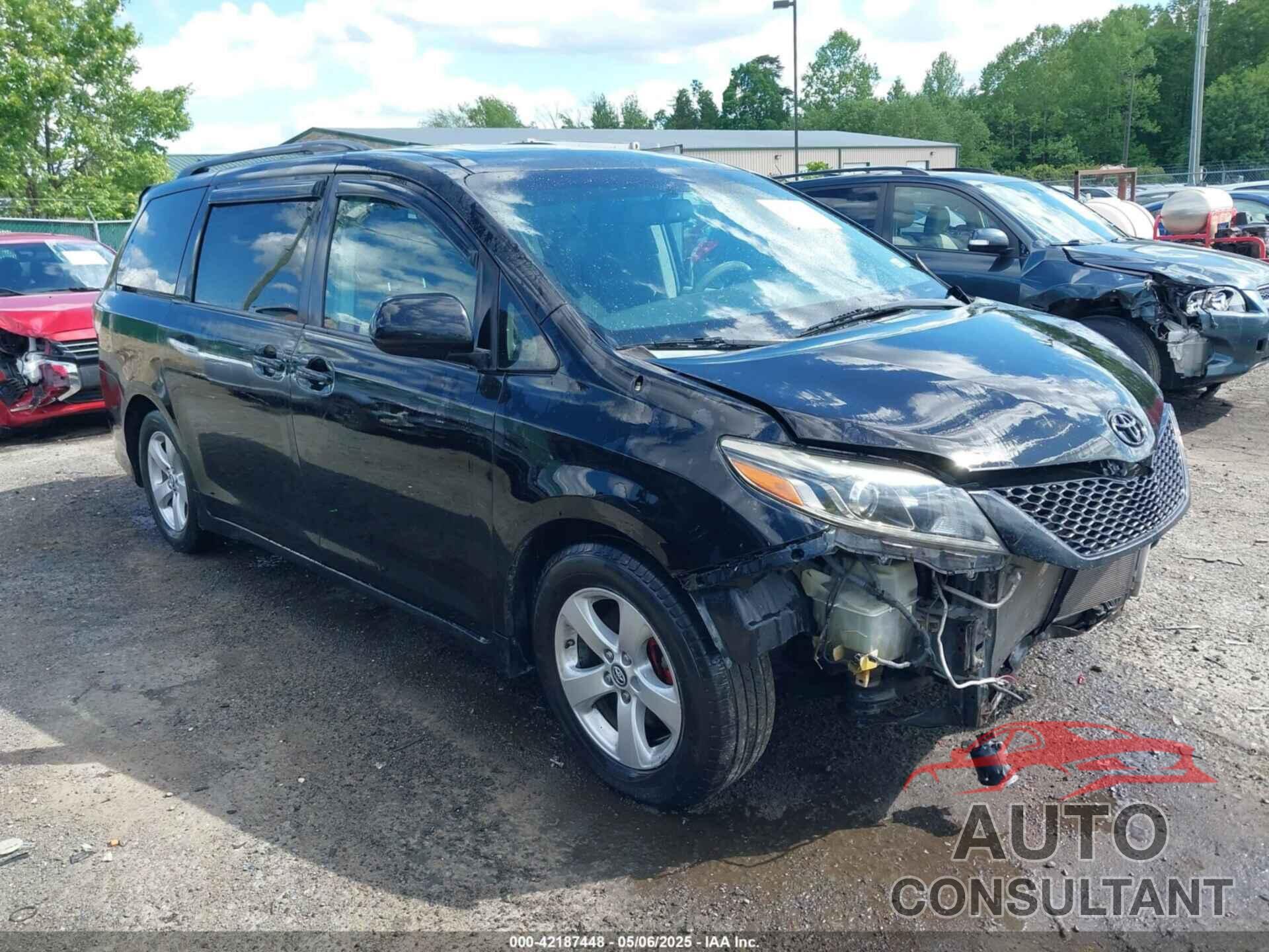 TOYOTA SIENNA 2012 - 5TDXK3DC2CS258374
