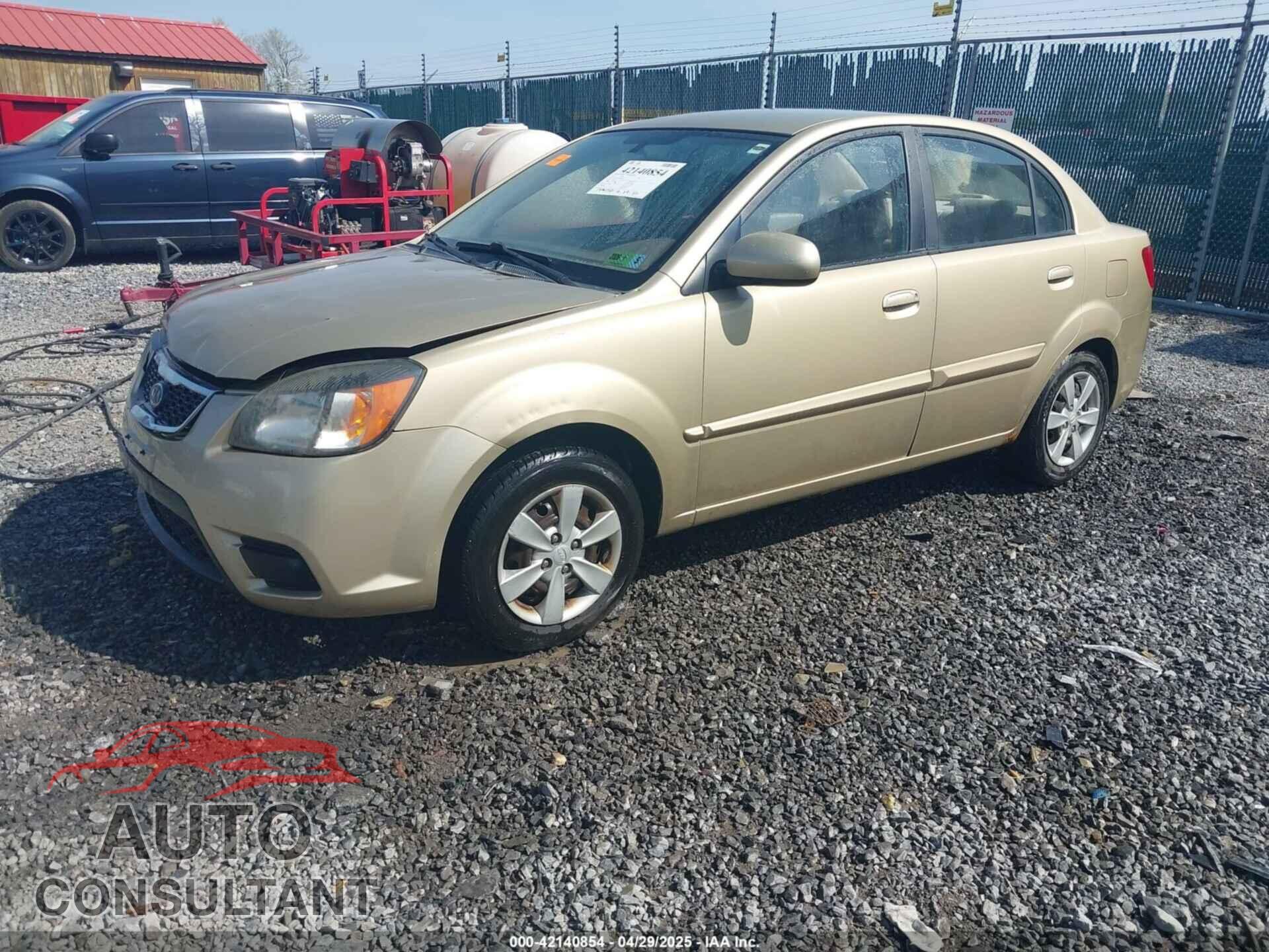 KIA RIO 2011 - KNADH4A30B6731289
