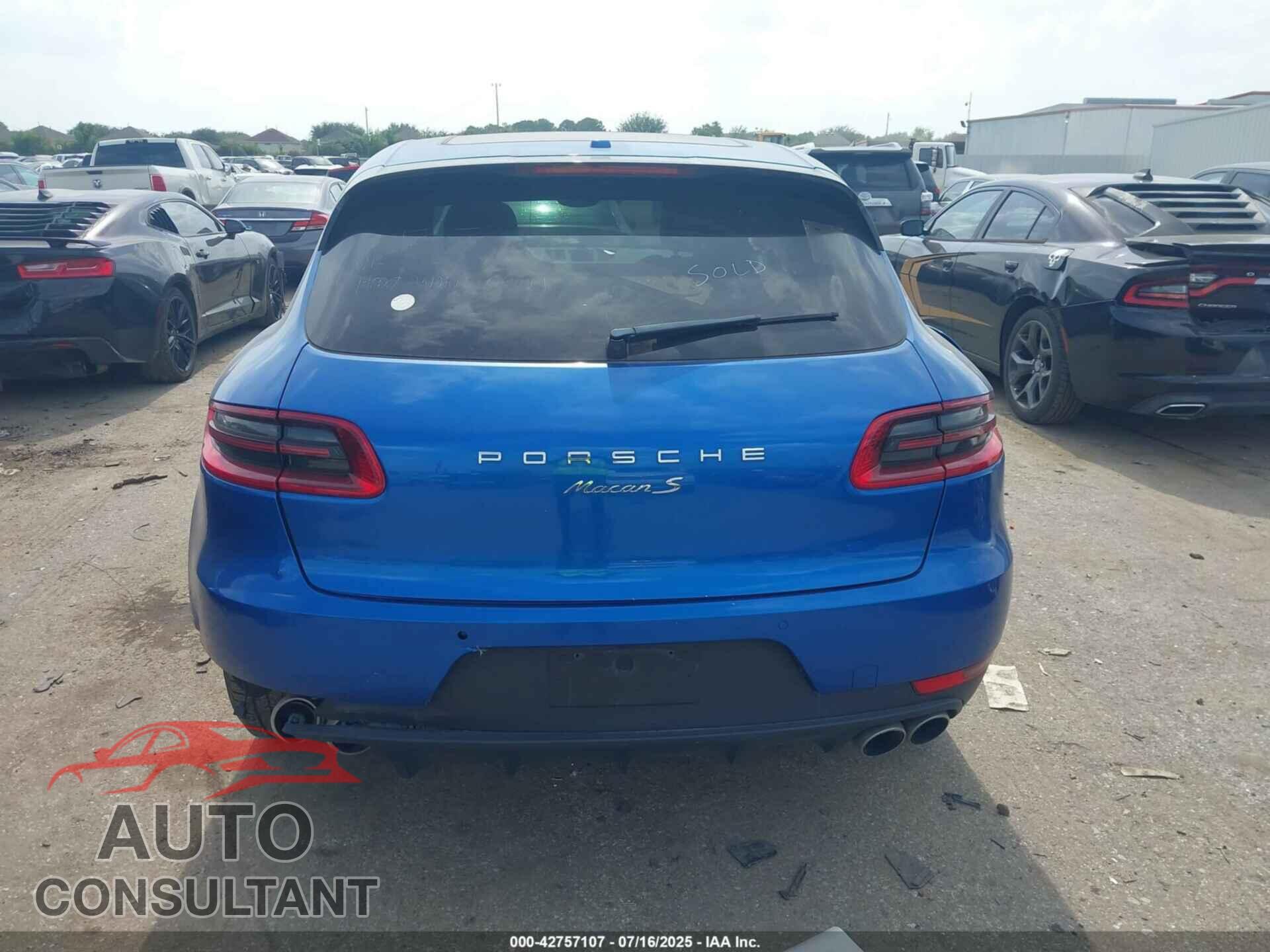 PORSCHE MACAN 2017 - WP1AB2A53HLB10165