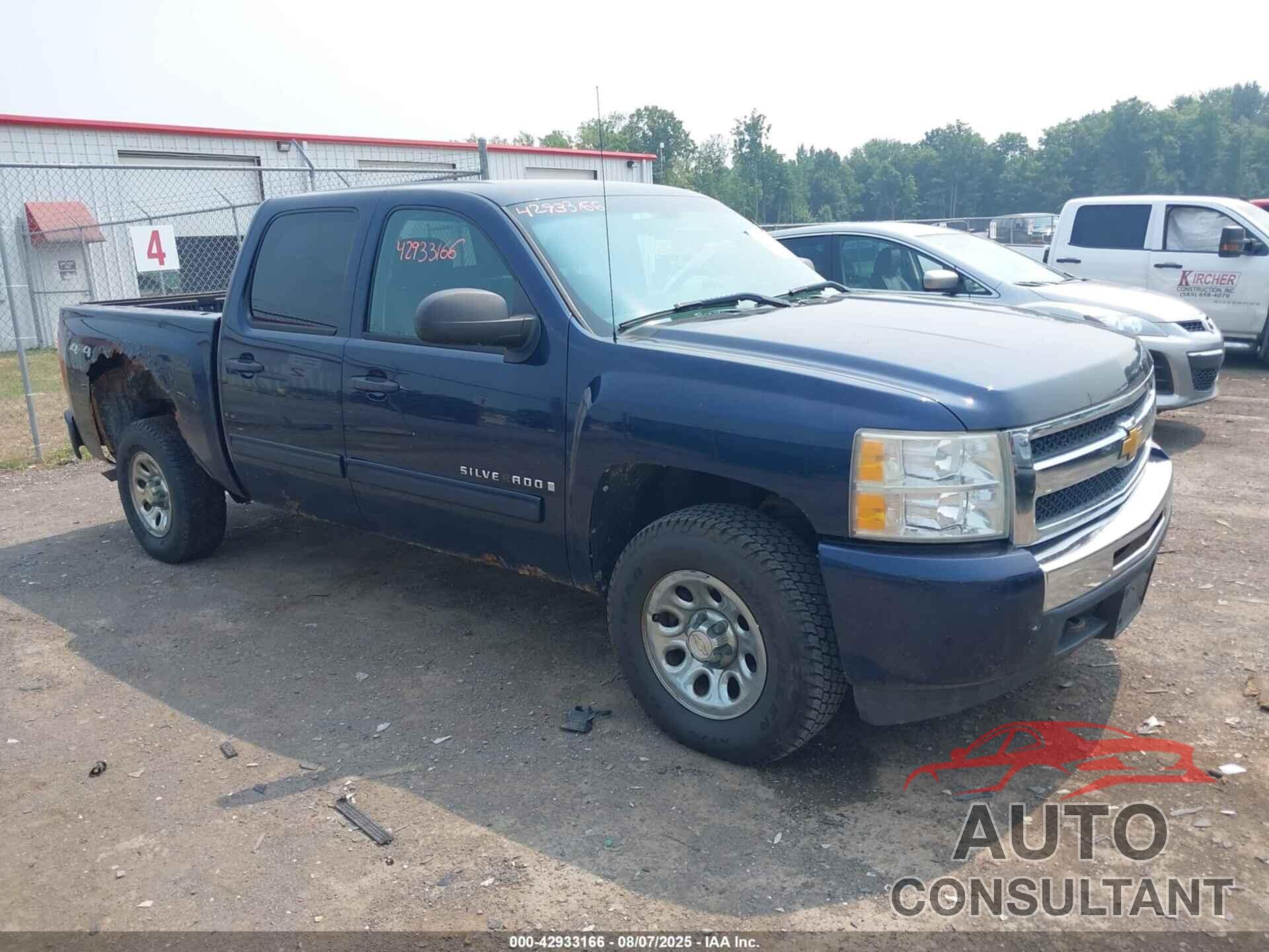CHEVROLET SILVERADO 1500 2009 - 3GCEK23C49G233986
