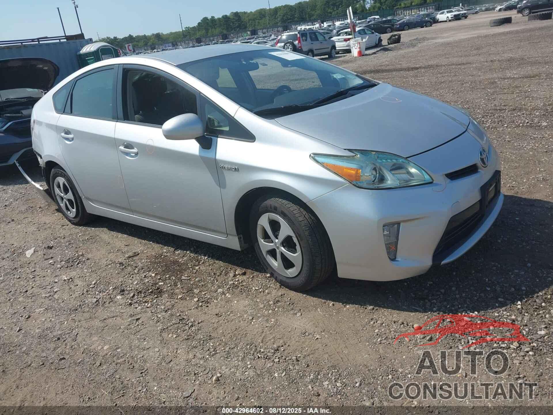 TOYOTA PRIUS 2012 - JTDKN3DU8C1521684