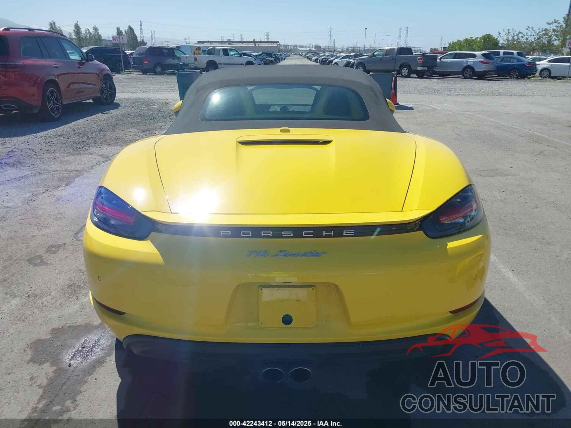 PORSCHE 718 BOXSTER 2025 - WP0CA2A84SK212207