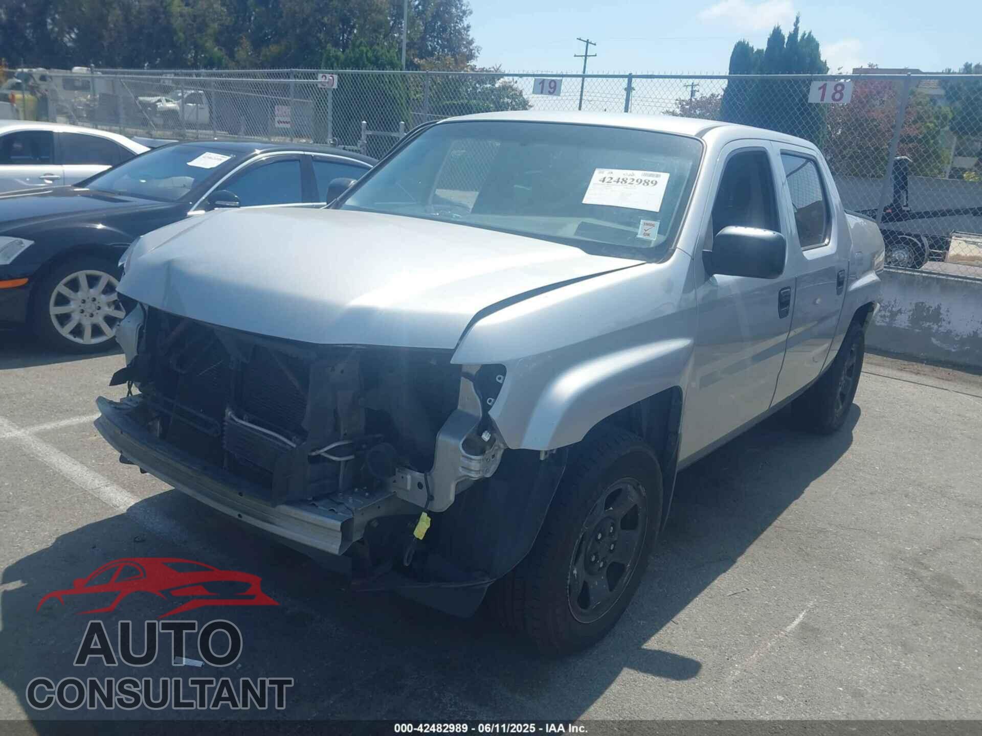 HONDA RIDGELINE 2012 - 5FPYK1F21CB456257