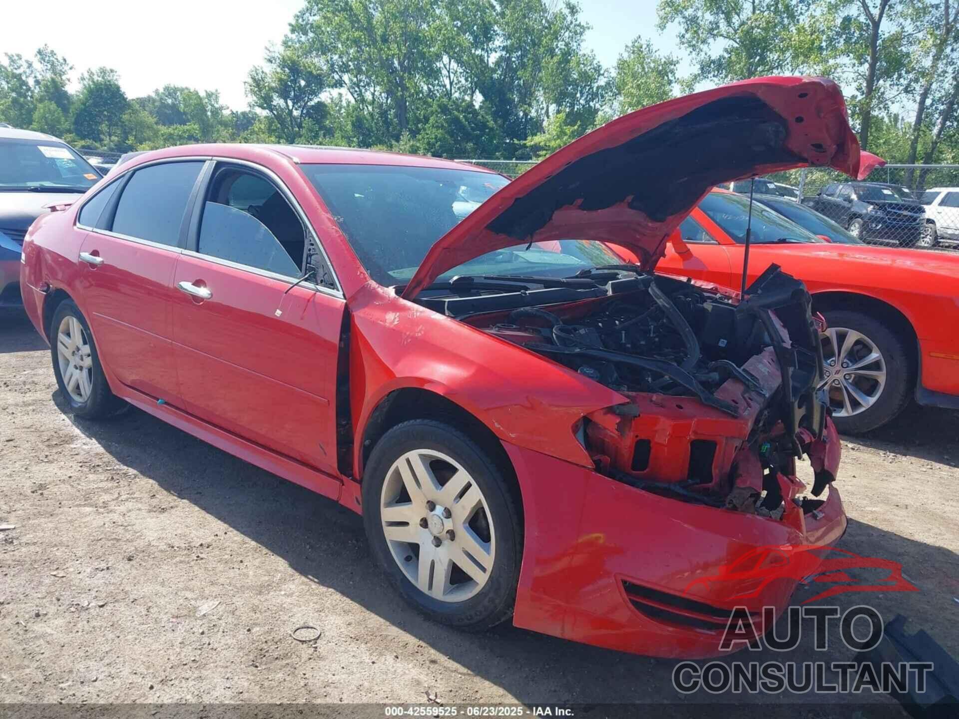 CHEVROLET IMPALA 2012 - 2G1WG5E31C1216463