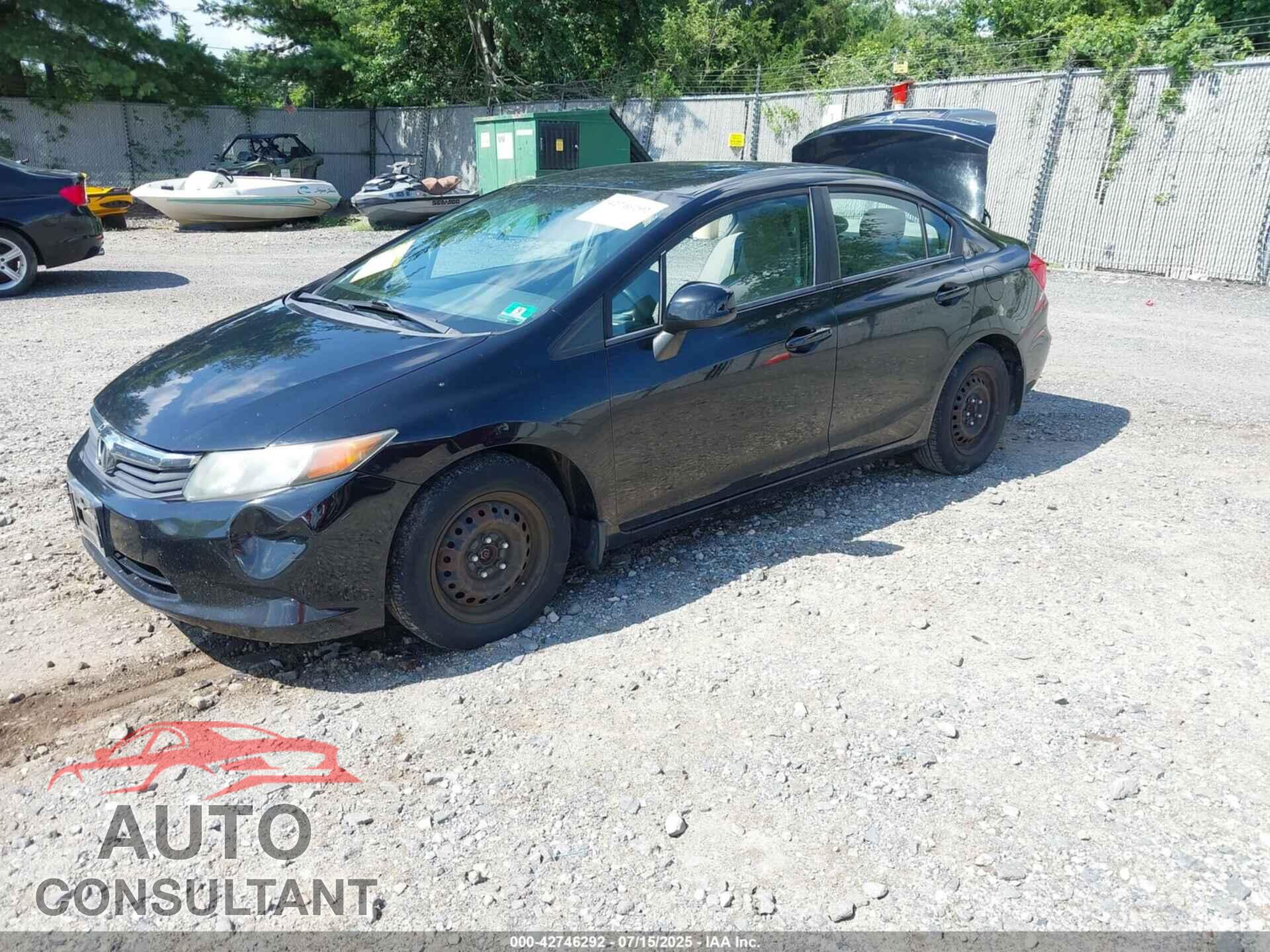 HONDA CIVIC 2012 - 19XFB2F53CE351404
