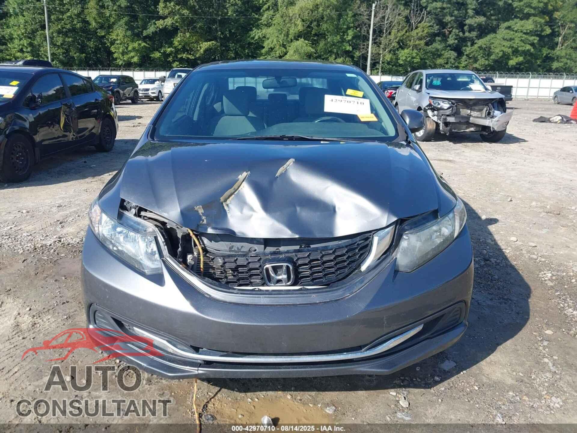 HONDA CIVIC 2013 - 19XFB2F87DE074803