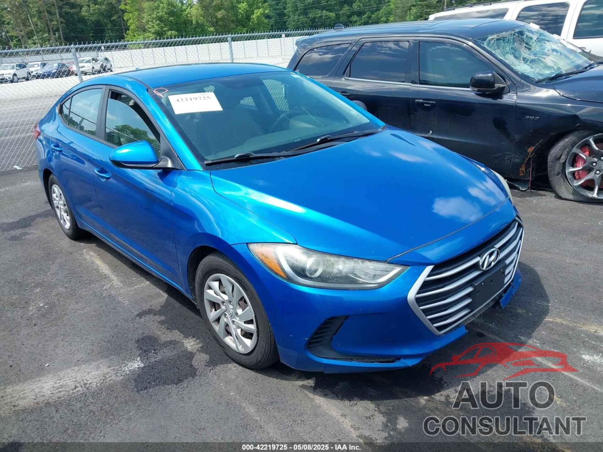 HYUNDAI ELANTRA 2017 - 5NPD74LF4HH137204