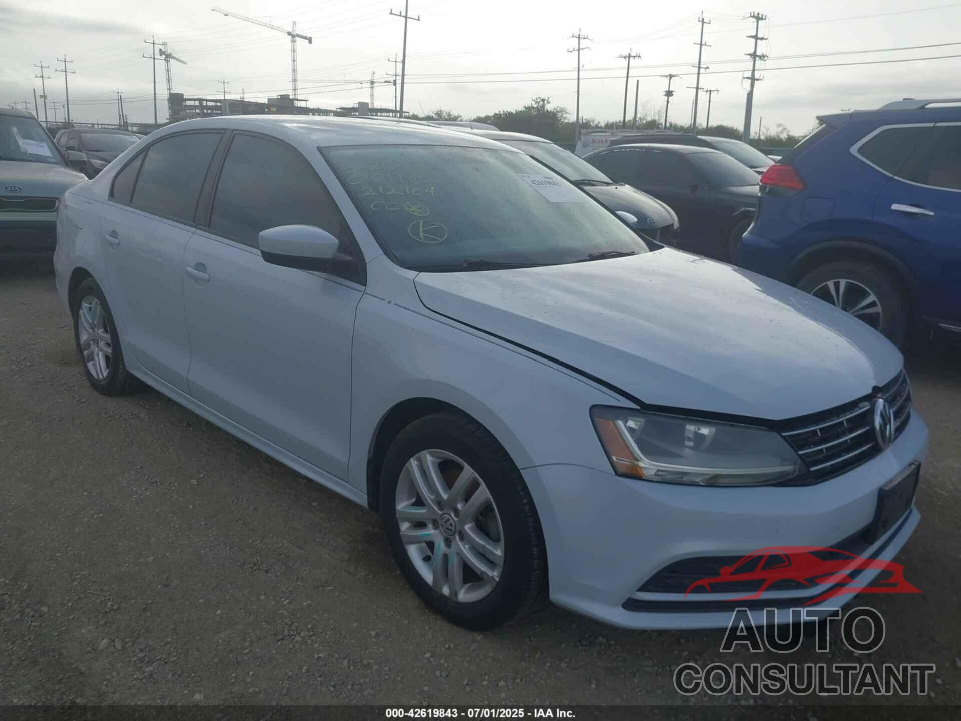 VOLKSWAGEN JETTA 2018 - 3VW2B7AJ9JM212104