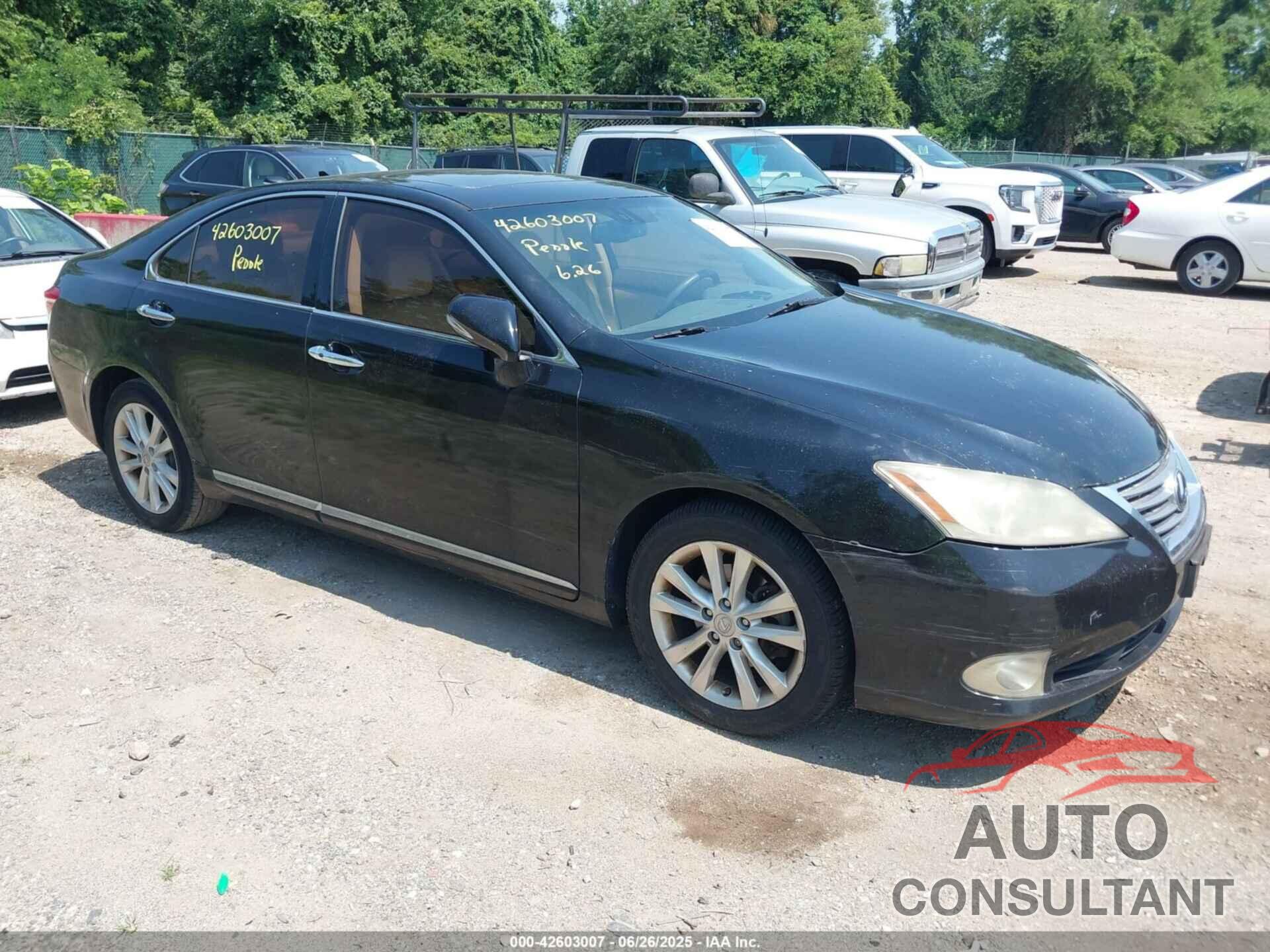 LEXUS ES 350 2010 - JTHBK1EG0A2393940