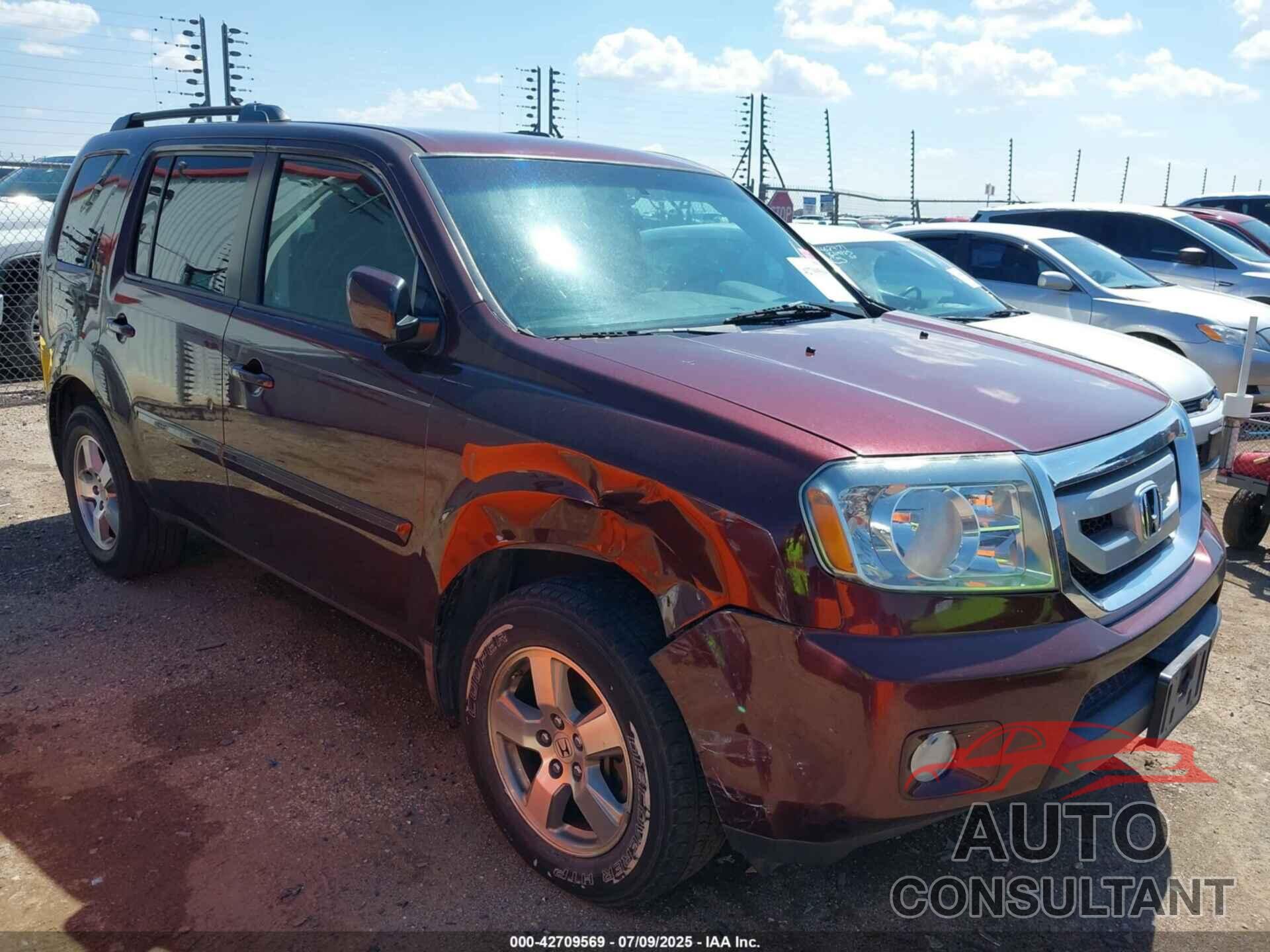 HONDA PILOT 2010 - 5FNYF3H43AB001561