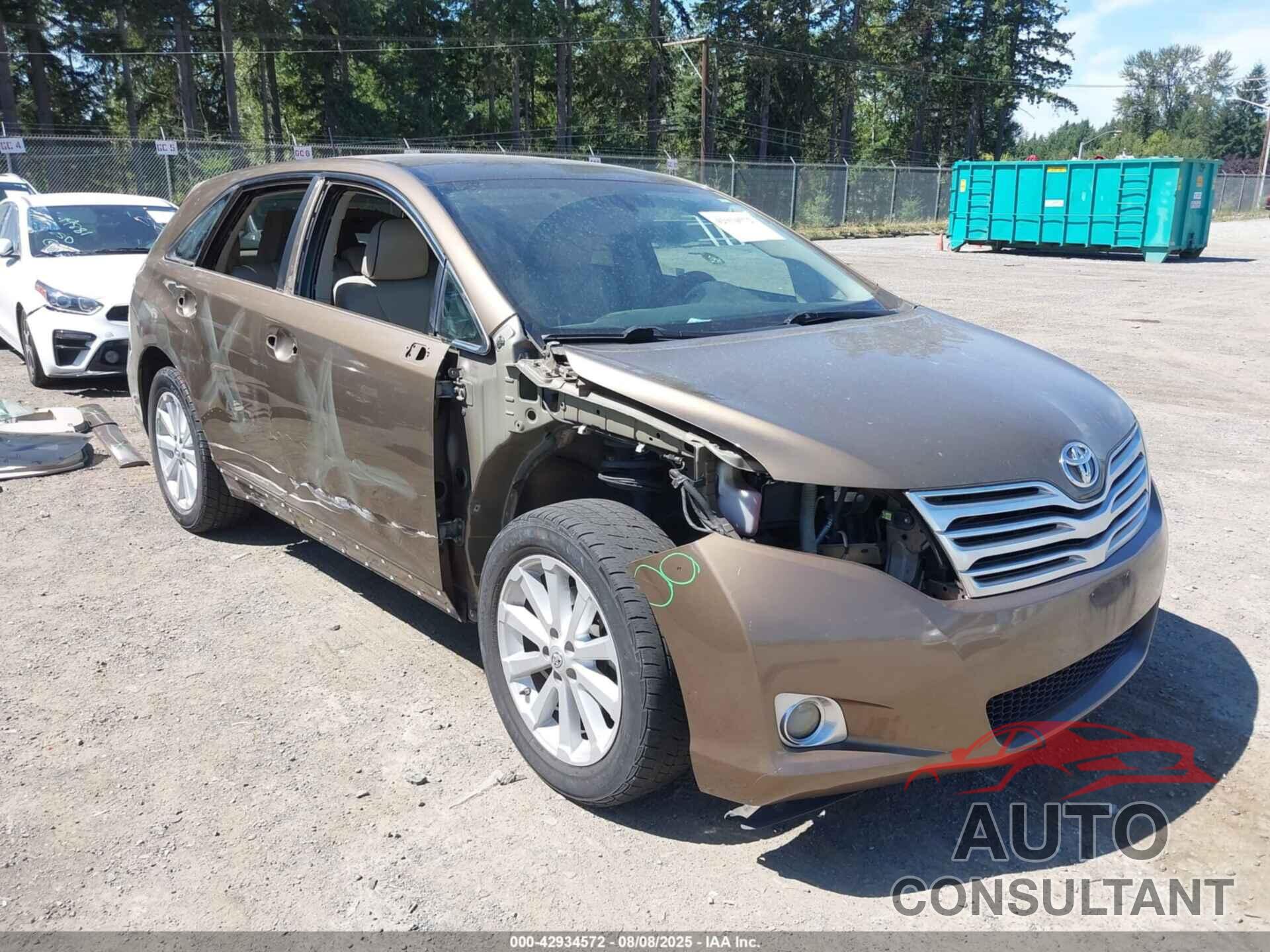 TOYOTA VENZA 2011 - 4T3BA3BBXBU024391
