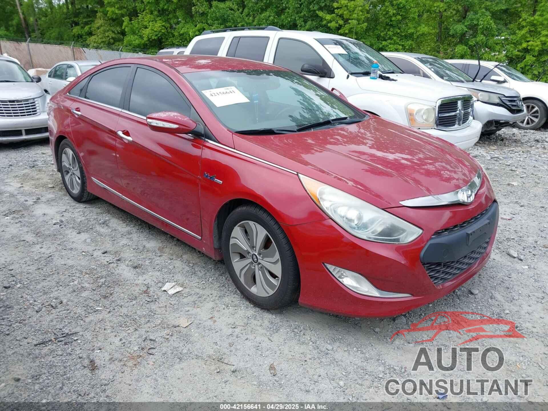 HYUNDAI SONATA HYBRID 2013 - KMHEC4A40DA090039