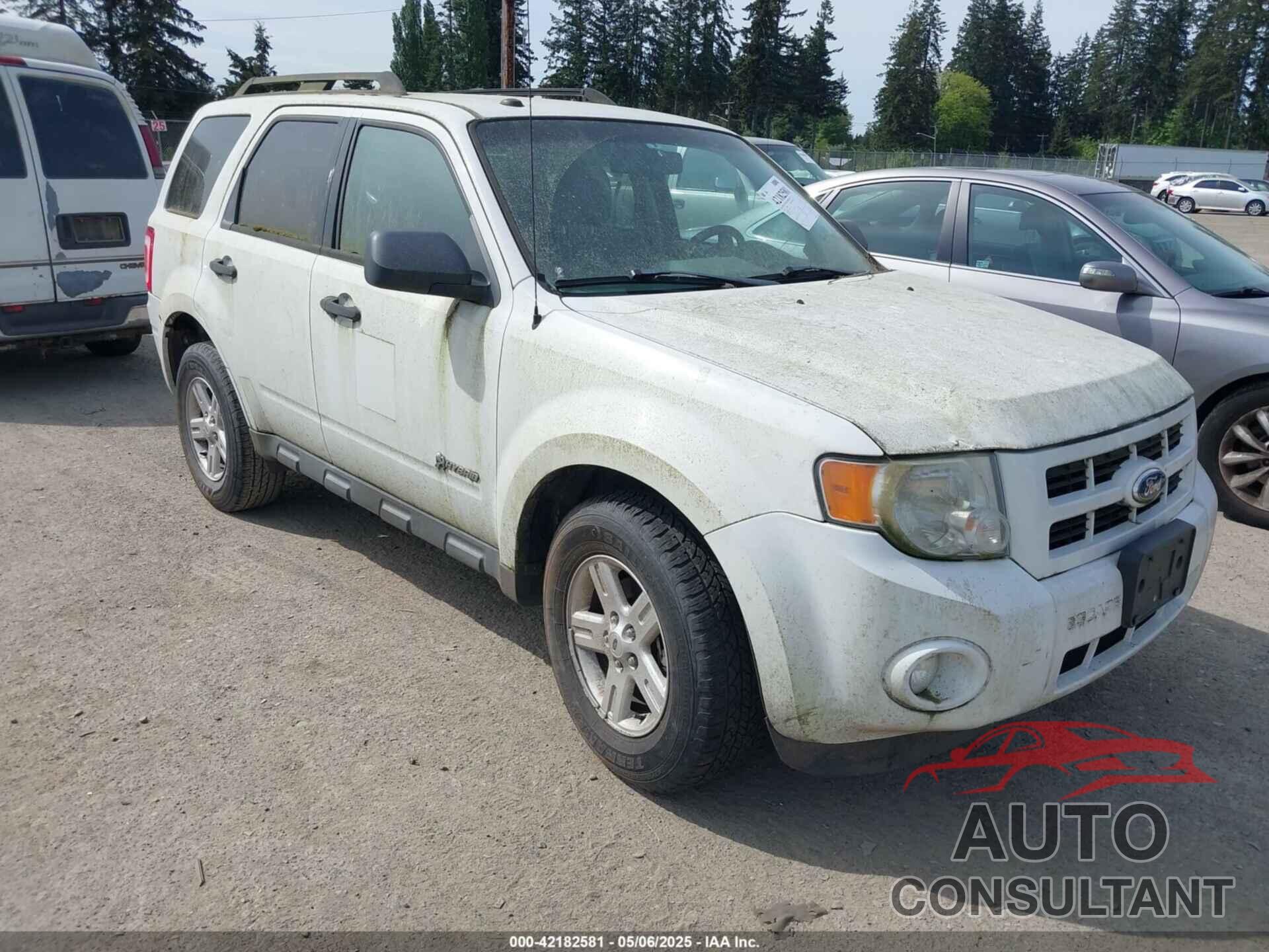 FORD ESCAPE HYBRID 2010 - 1FMCU4K35AKC14385