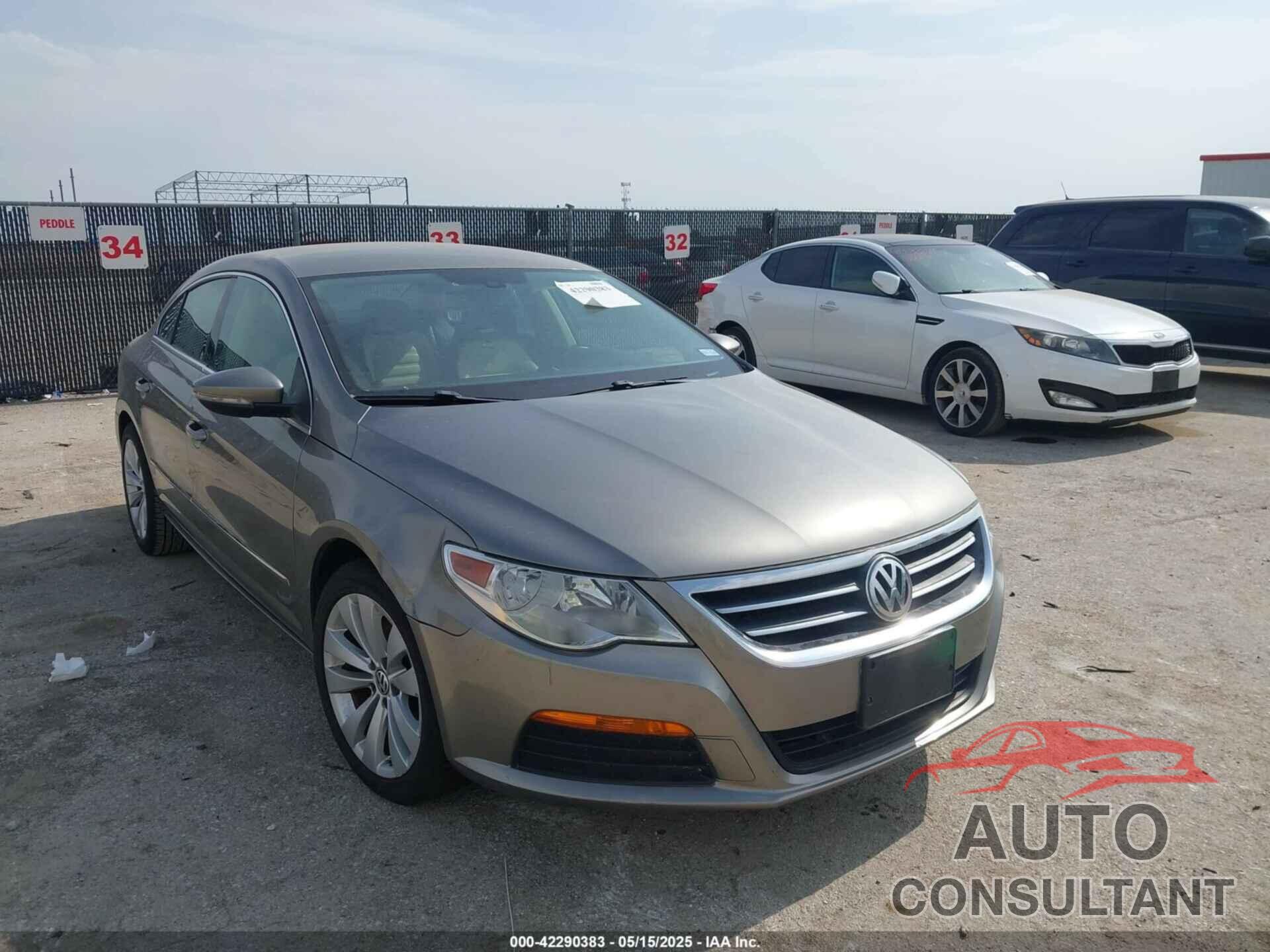 VOLKSWAGEN CC 2011 - WVWMN7AN7BE729110