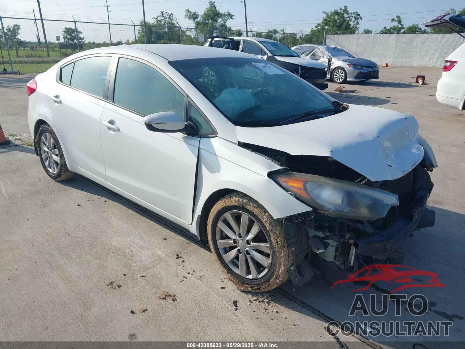 KIA FORTE 2016 - KNAFX4A68G5486177
