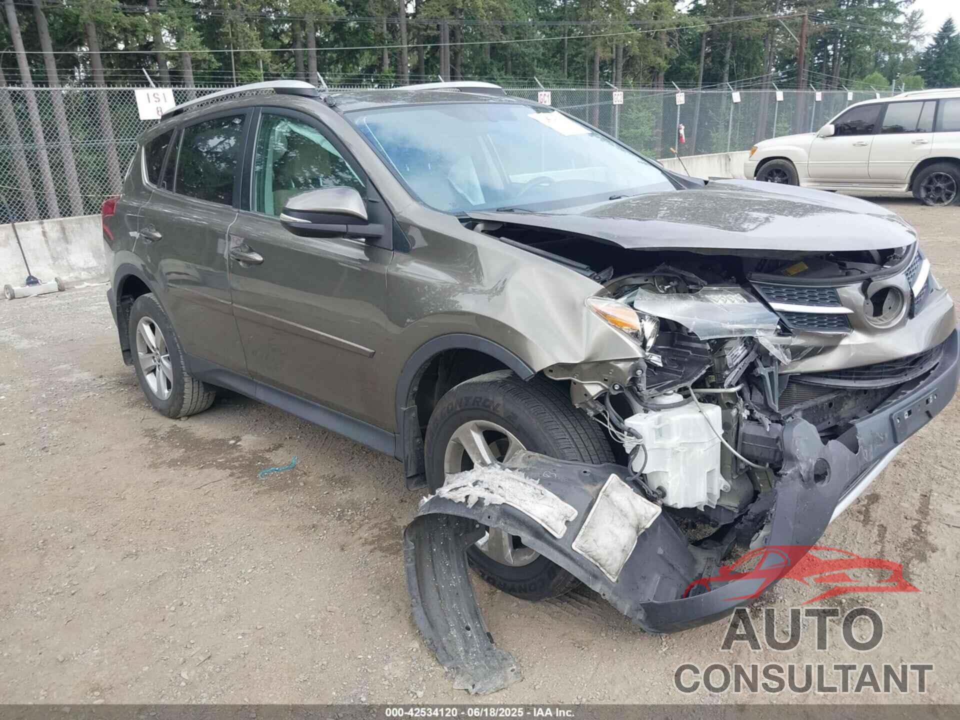TOYOTA RAV4 2015 - 2T3RFREV9FW241834