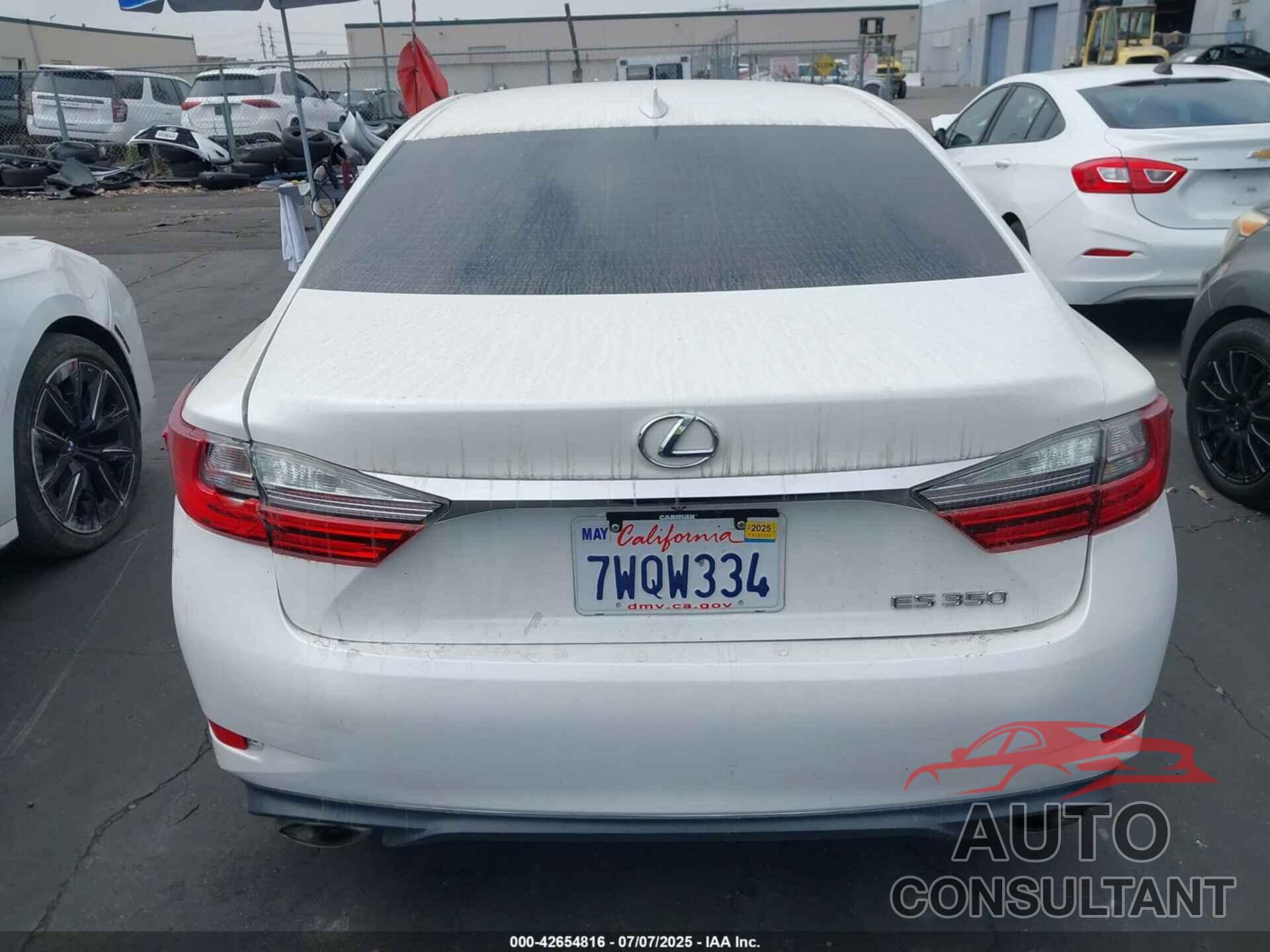 LEXUS ES 350 2017 - 58ABK1GG1HU057781