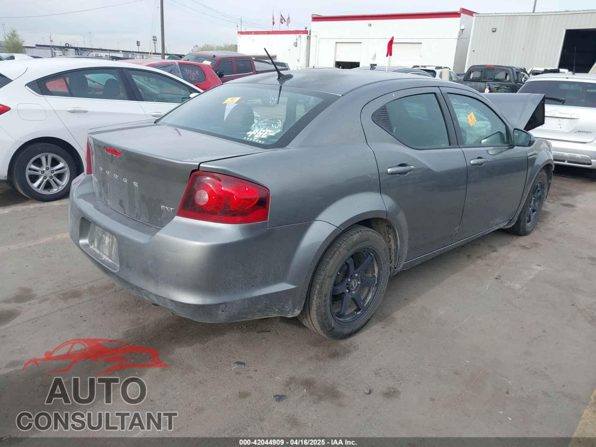 DODGE AVENGER 2012 - 1C3CDZCB1CN266299