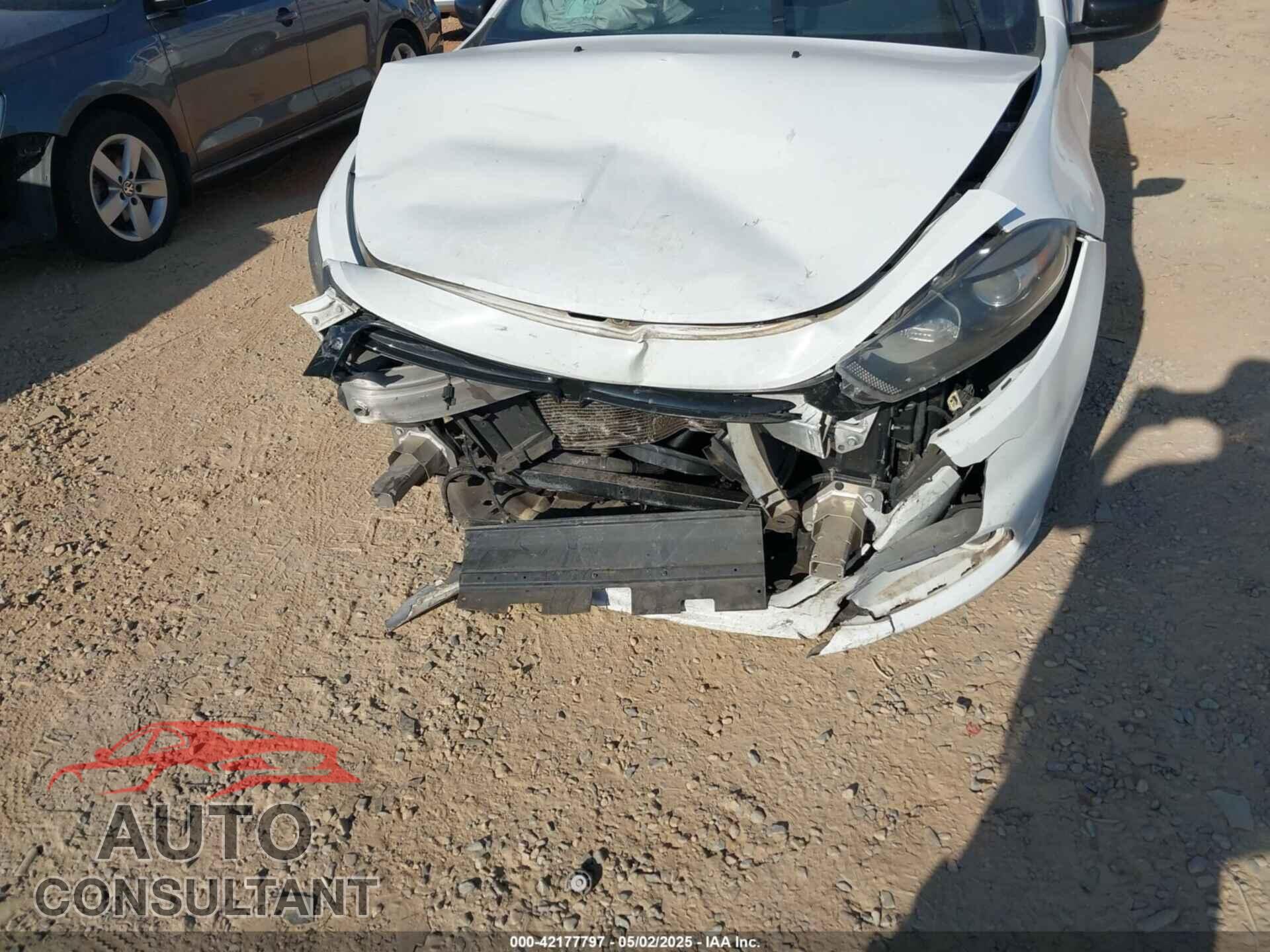 DODGE DART 2015 - 1C3CDFBB3FD223836