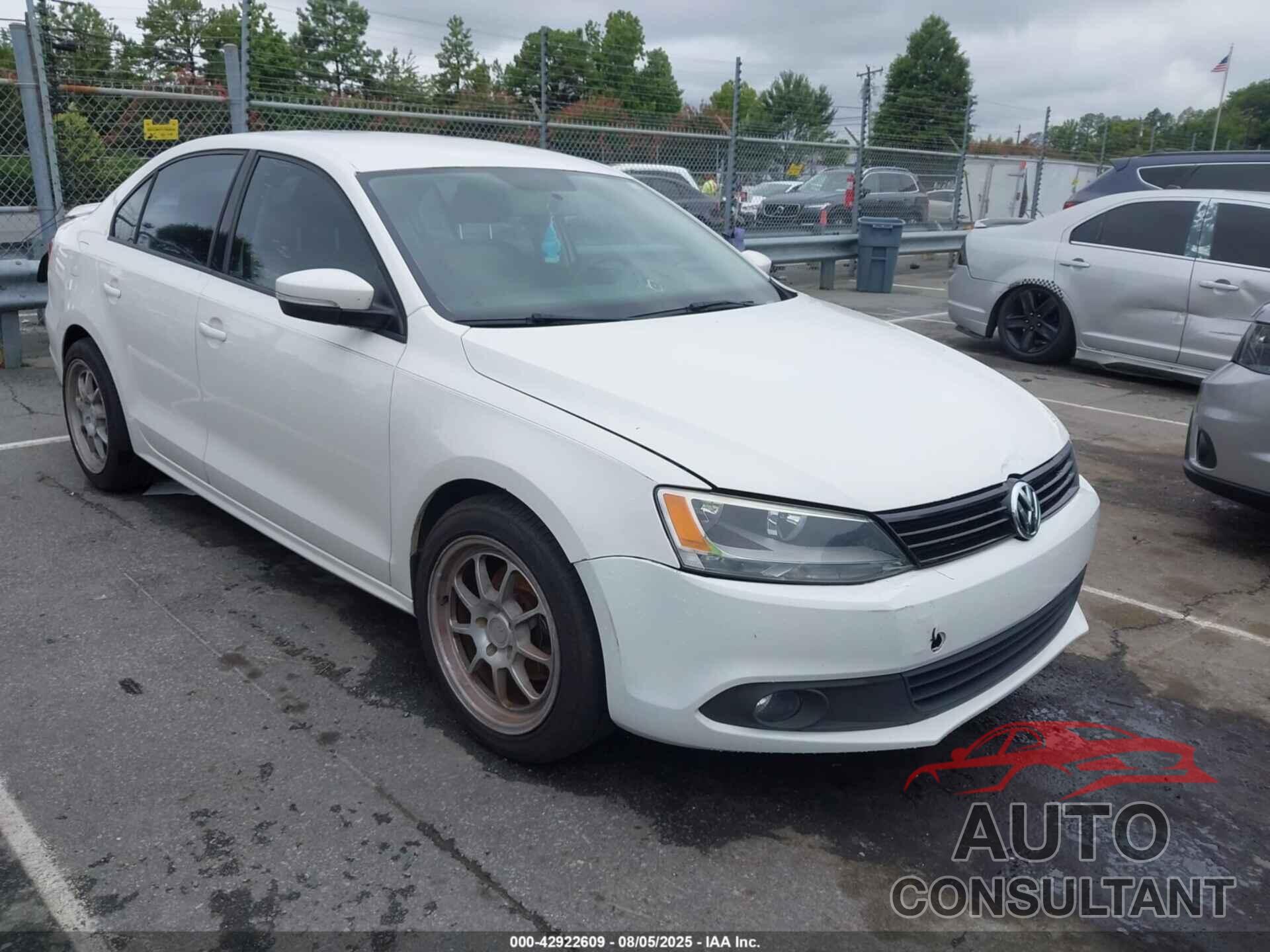 VOLKSWAGEN JETTA 2012 - 3VWDP7AJ5CM363387