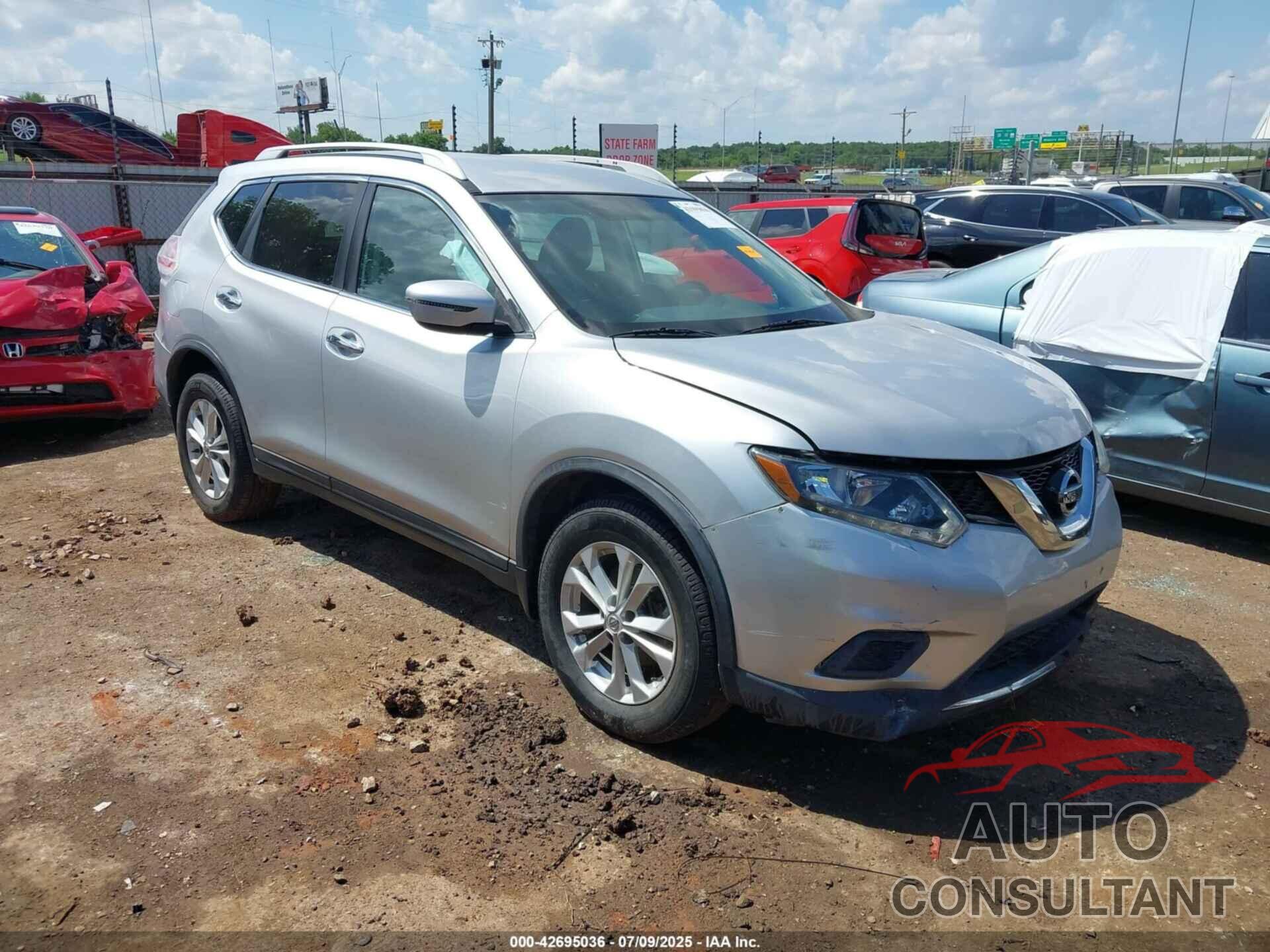 NISSAN ROGUE 2016 - KNMAT2MV5GP671856