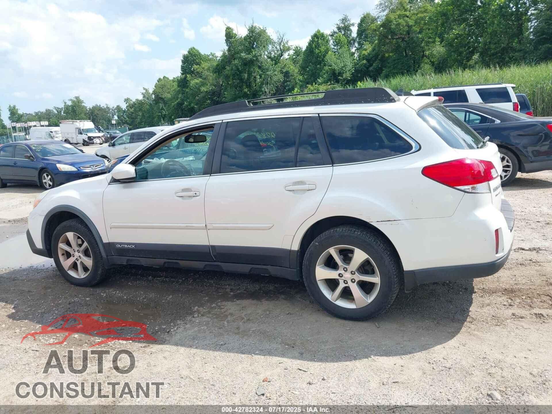 SUBARU OUTBACK 2014 - 4S4BRBLC2E3309969