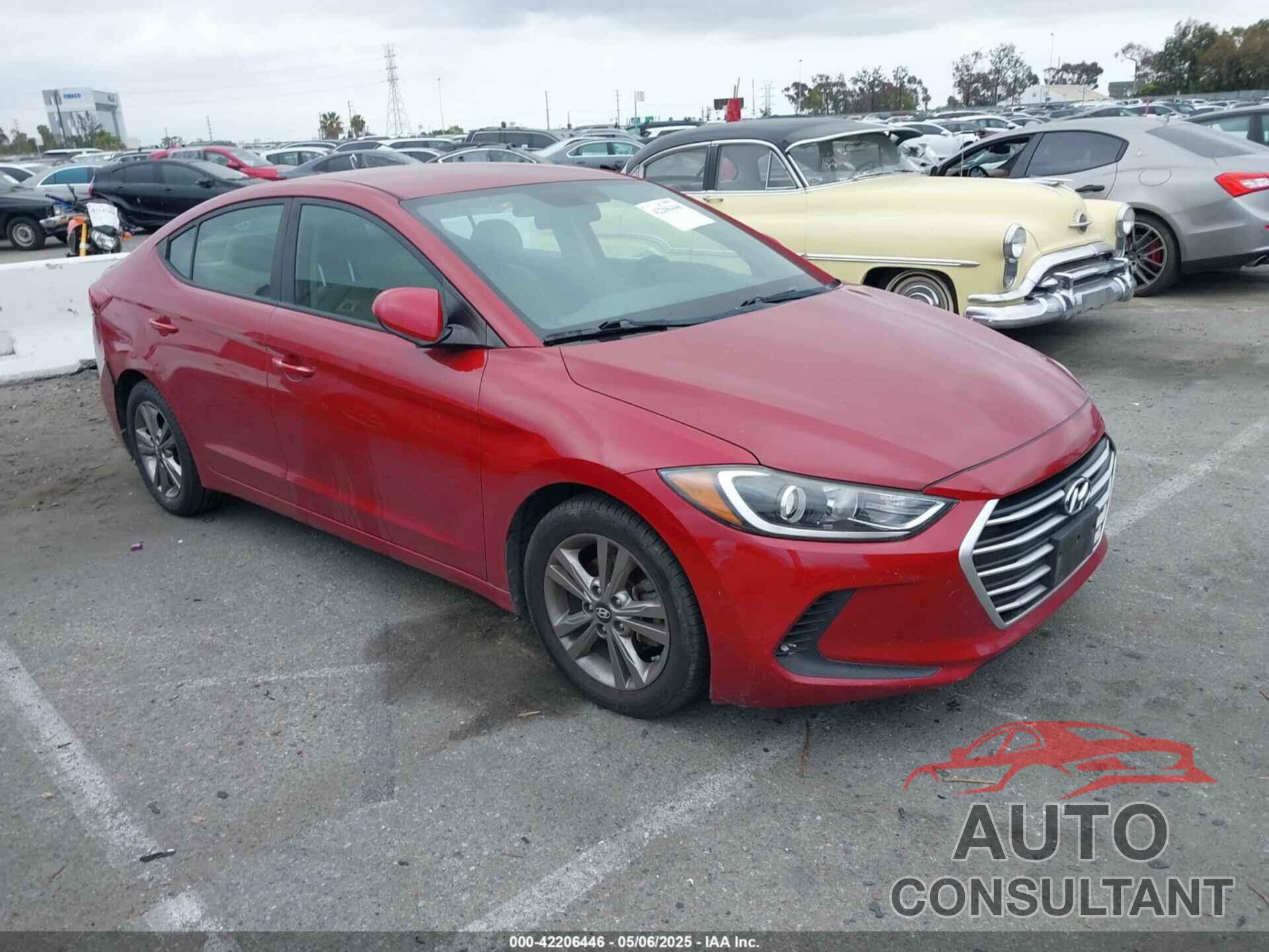 HYUNDAI ELANTRA 2017 - KMHD84LF0HU072530
