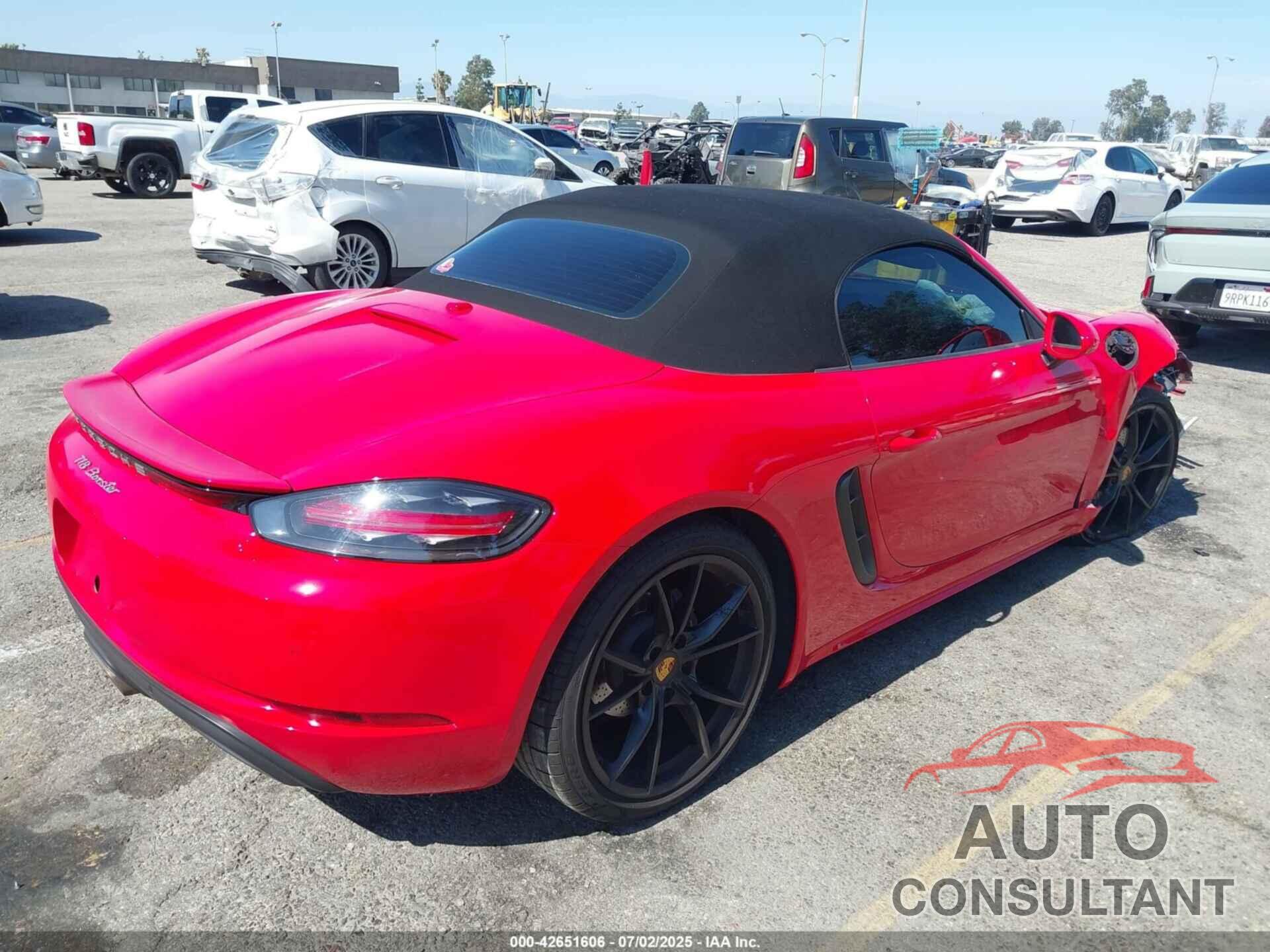 PORSCHE 718 BOXSTER 2021 - WP0CA2A8XMS210688