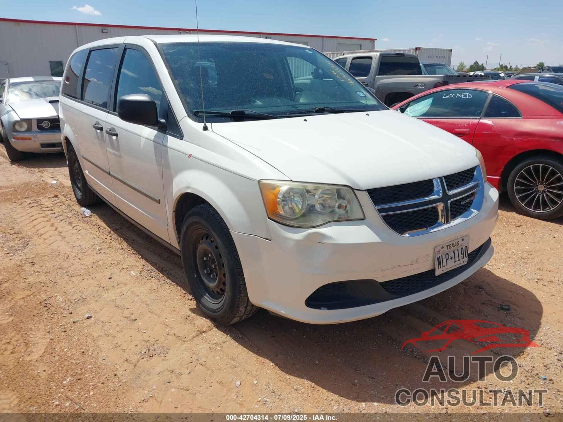 DODGE GRAND CARAVAN 2012 - 2C4RDGBG9CR243444