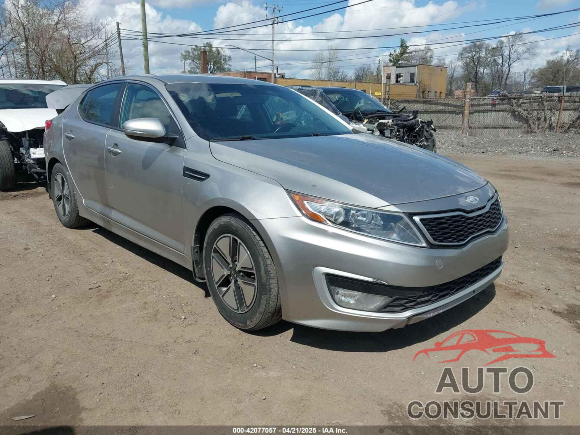 KIA OPTIMA HYBRID 2012 - KNAGM4AD2C5017088