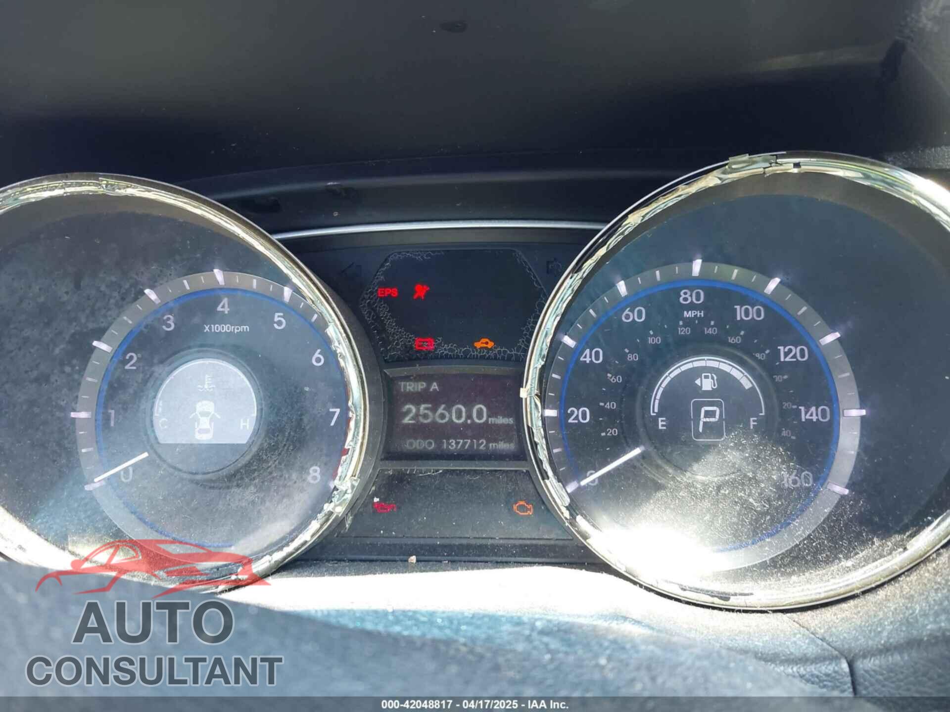 HYUNDAI SONATA 2013 - 5NPEC4AC2DH677282