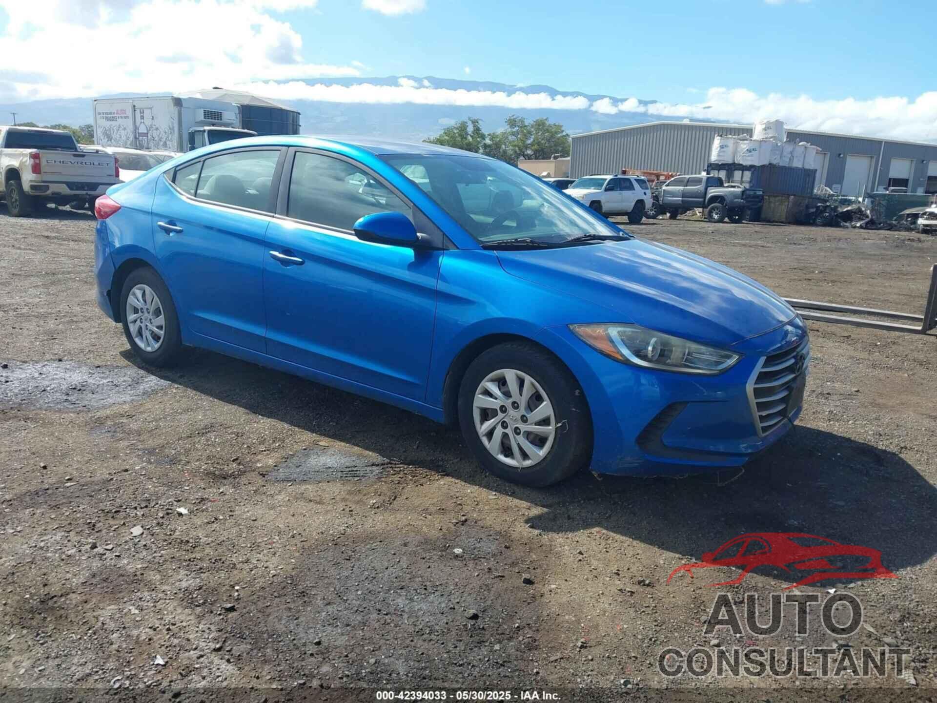 HYUNDAI ELANTRA 2017 - 5NPD74LF6HH153338