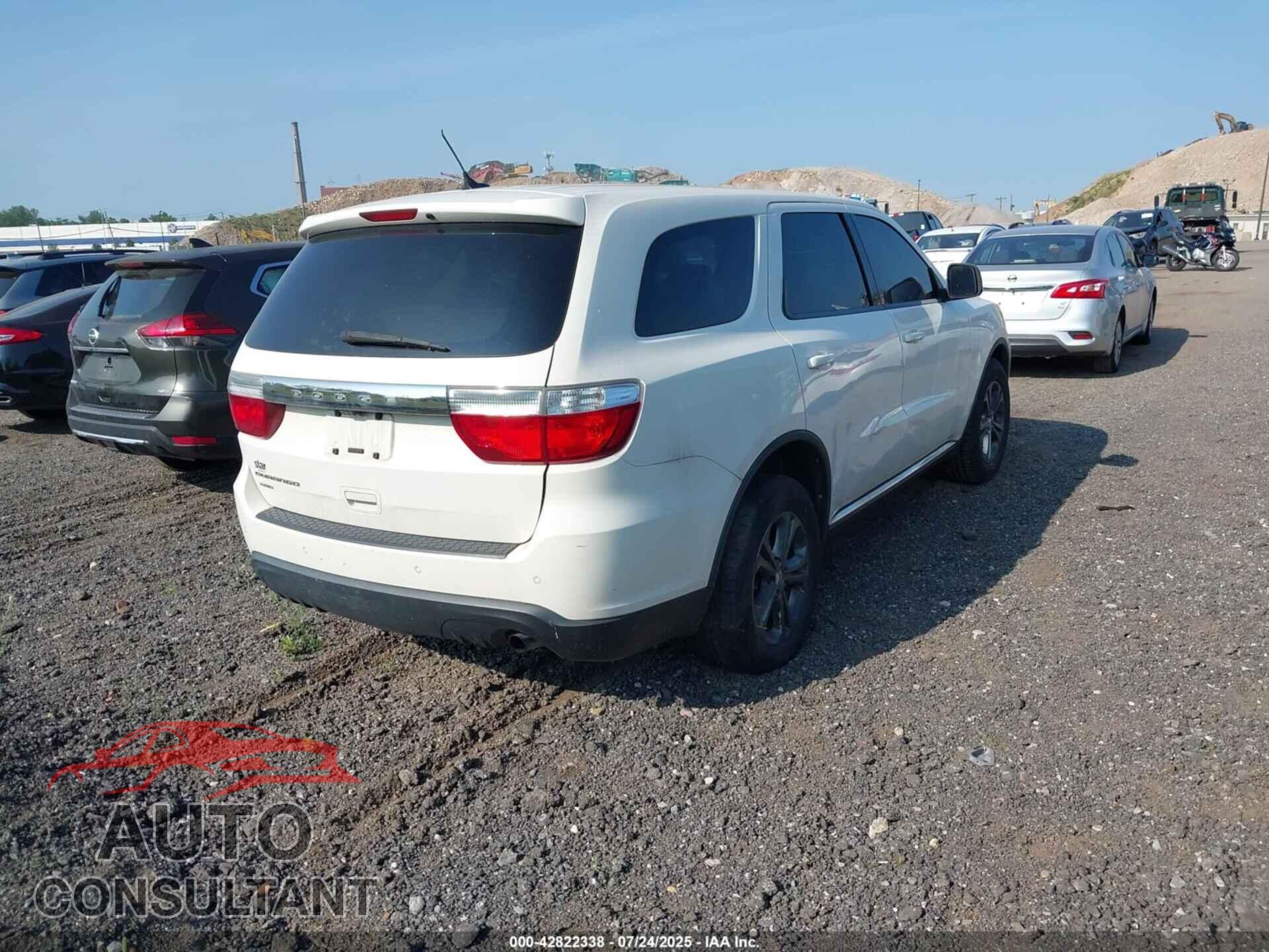 DODGE DURANGO 2012 - 1C4RDJAG6CC312484