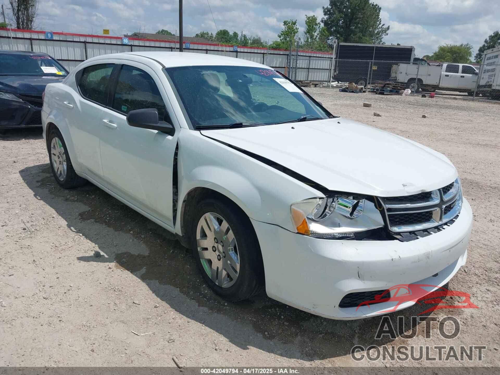 DODGE AVENGER 2014 - 1C3CDZAB6EN125637
